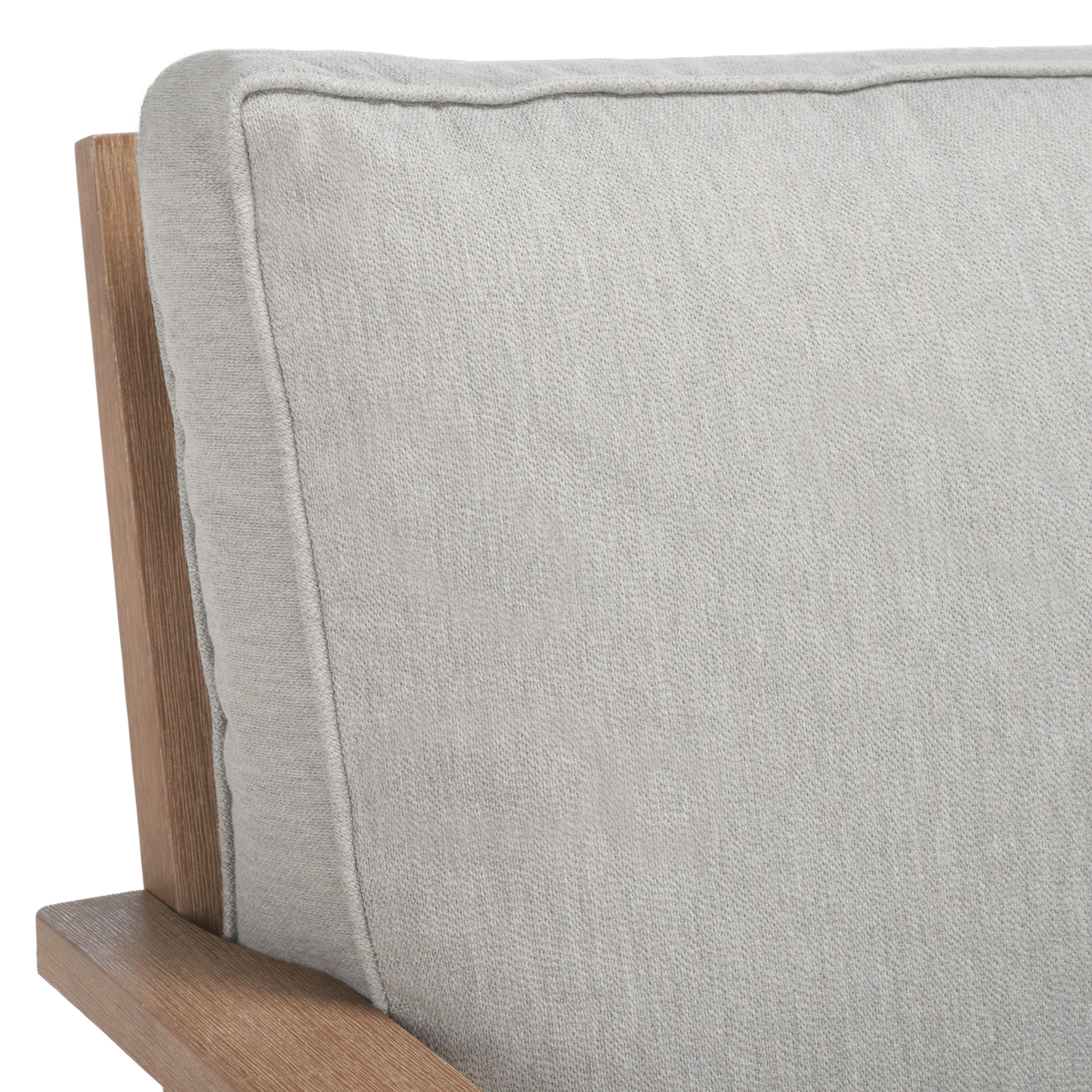 Safavieh Martinique Outdoor Loveseat, Natural/Gray, large