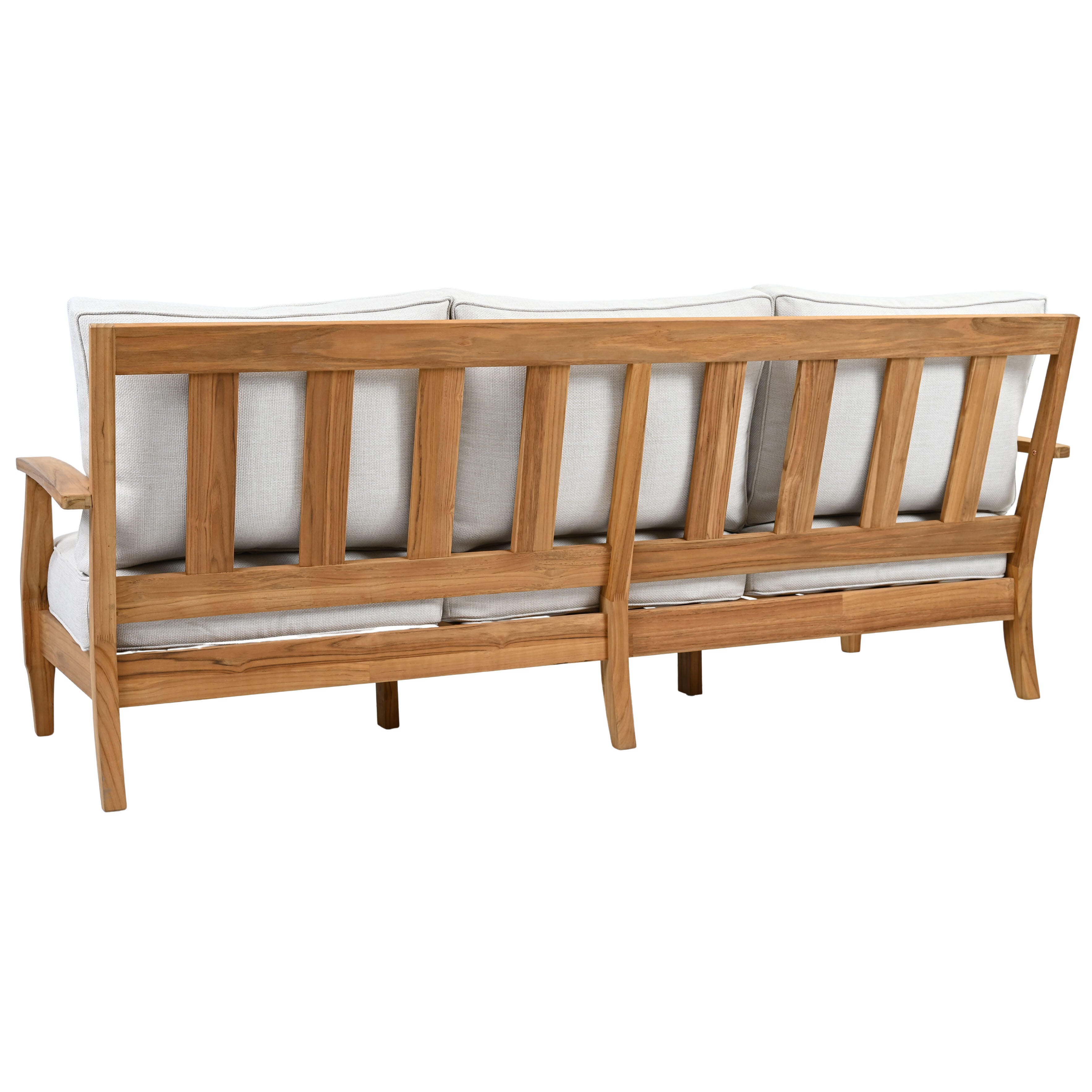 Safavieh Outdoor Sofa, White/Beige, large