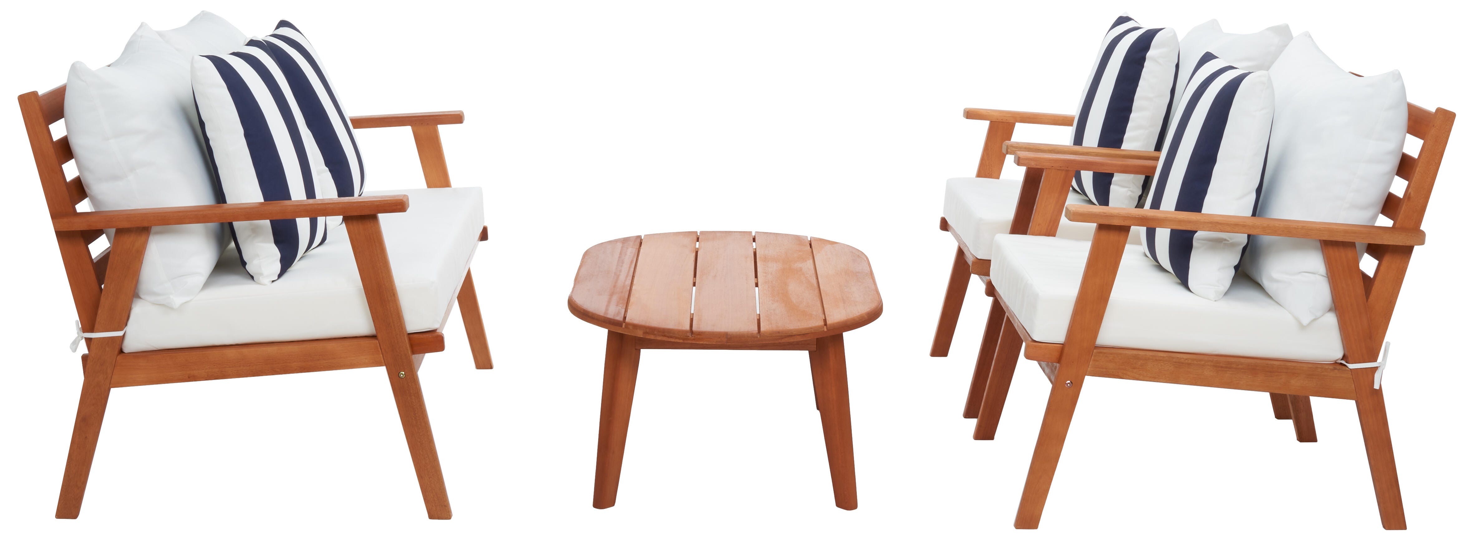 Safavieh Deacon Outdoor Conversation Set, , large