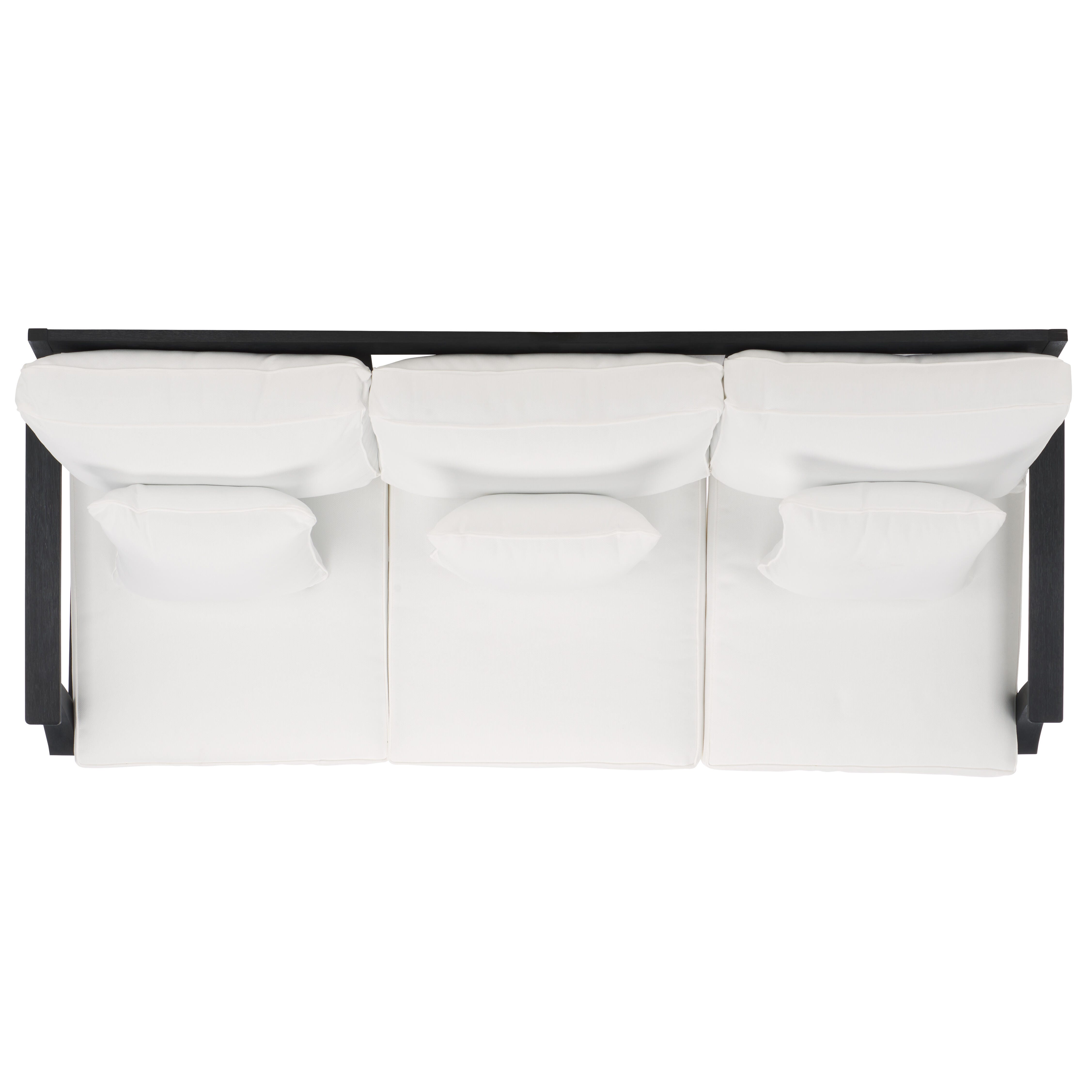 Safavieh Outdoor Sofa, Black/White, large