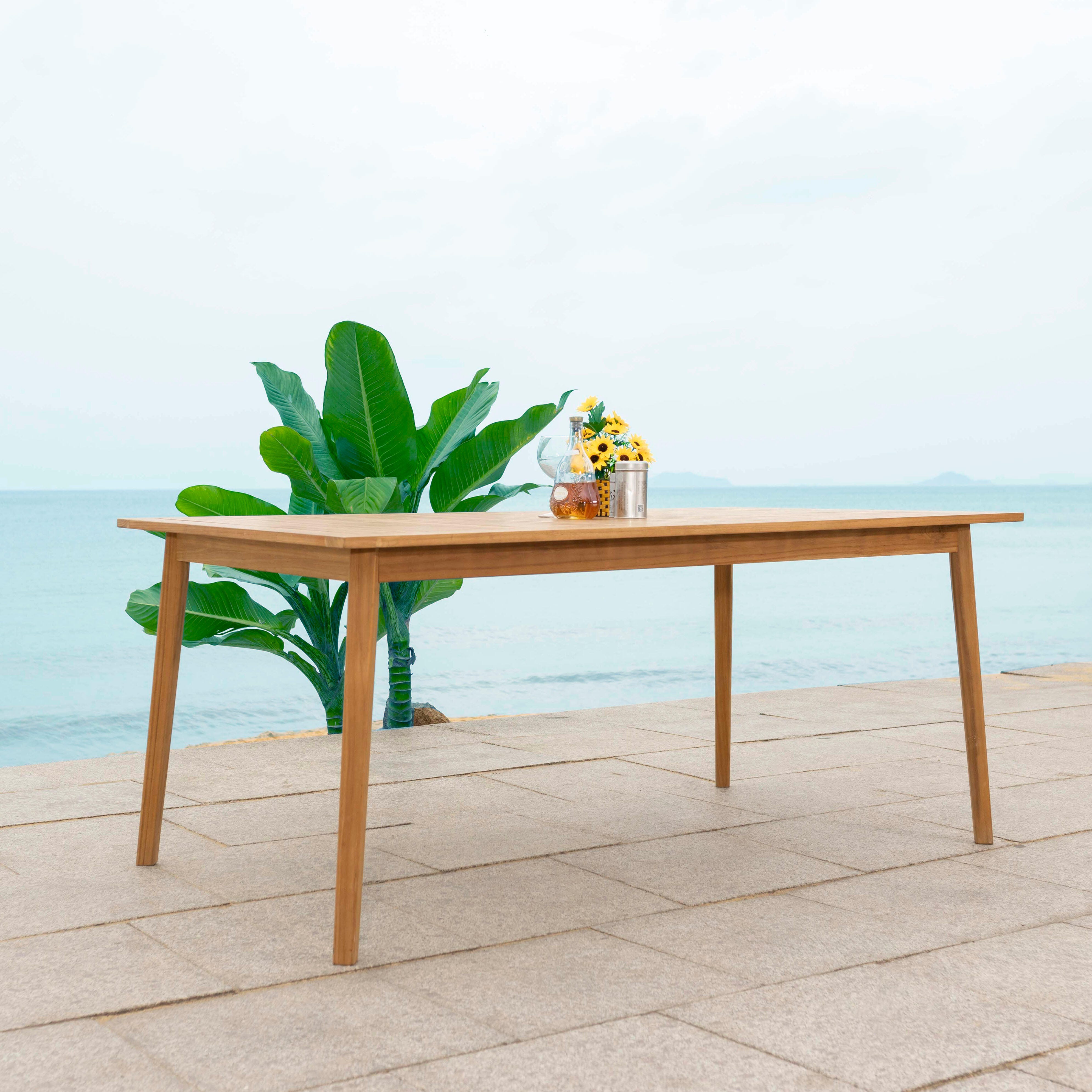 Safavieh Mayaguana Outdoor Dining Table, , large