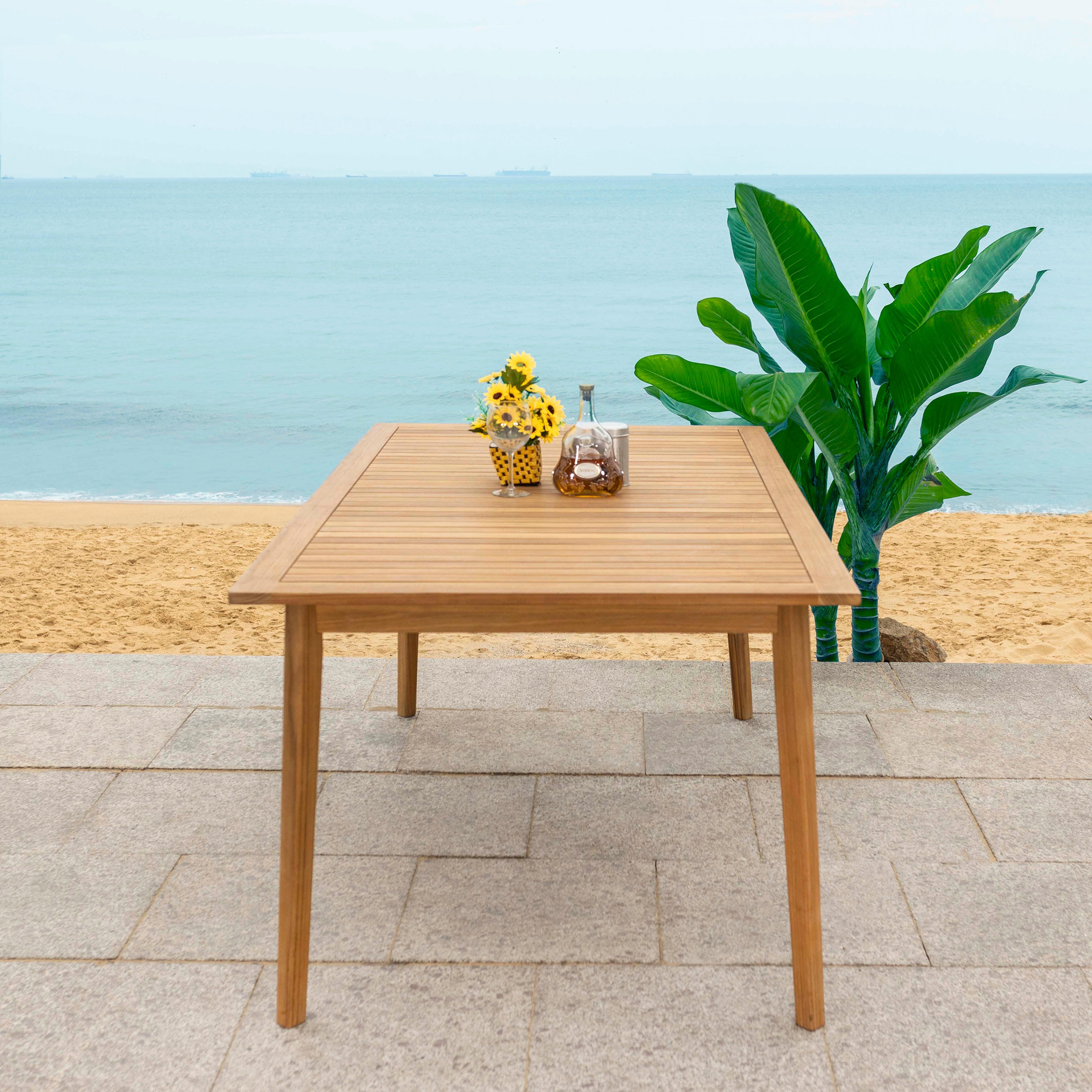 Safavieh Mayaguana Outdoor Dining Table, , large