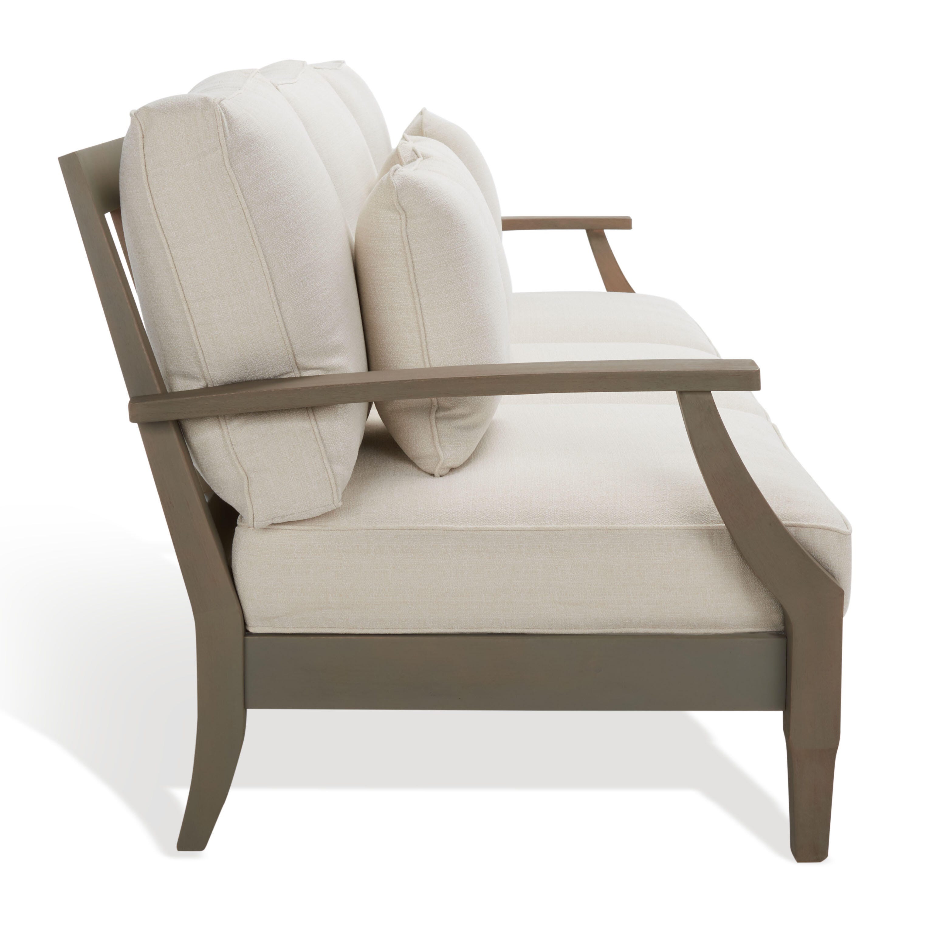 Safavieh Outdoor Sofa, Light Gray/Beige, large