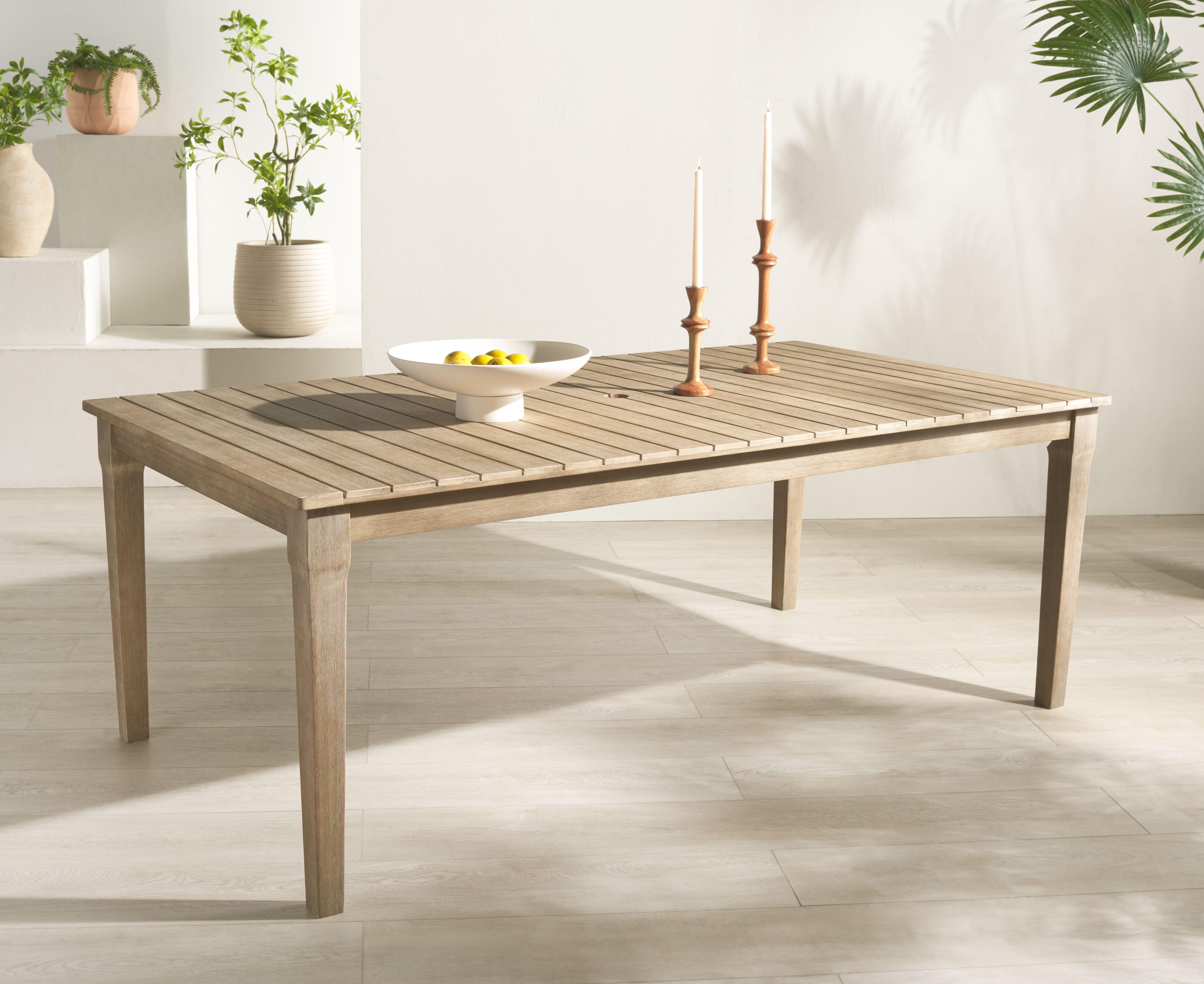 Safavieh Dominica Outdoor Dining Table, , rollover