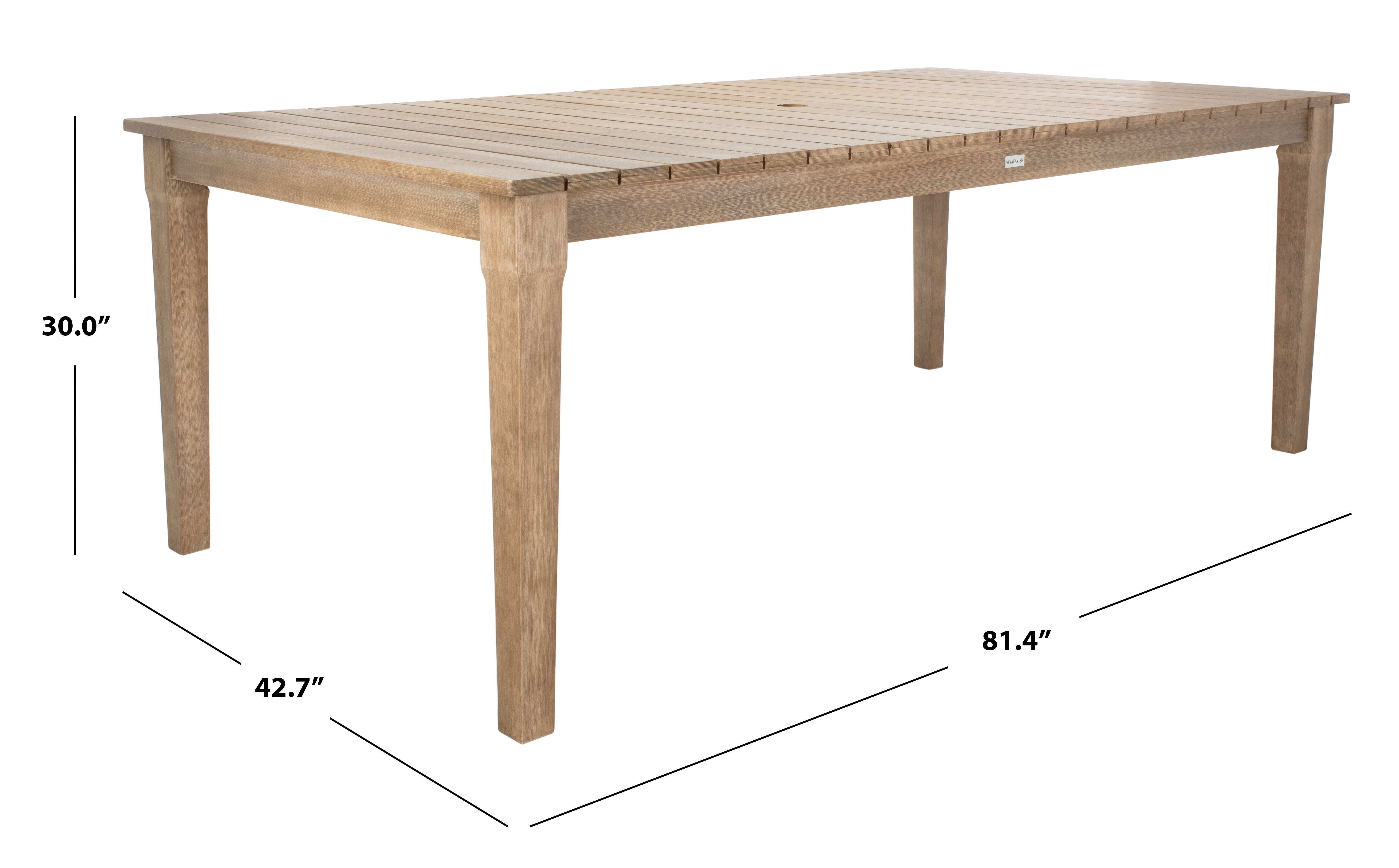 Safavieh Dominica Outdoor Dining Table, , large