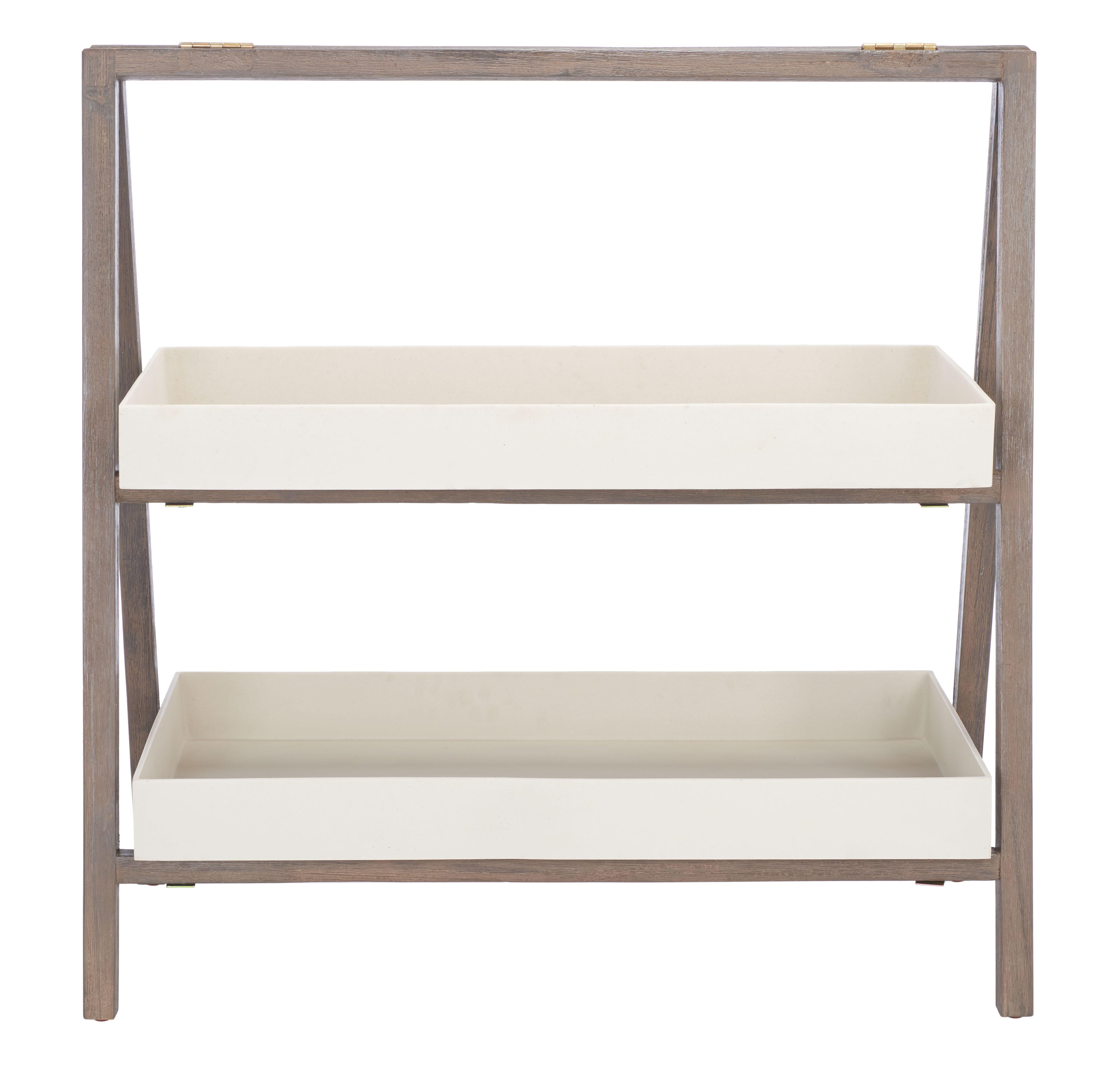 Safavieh Outdoor Planter Shelf, Beige, large