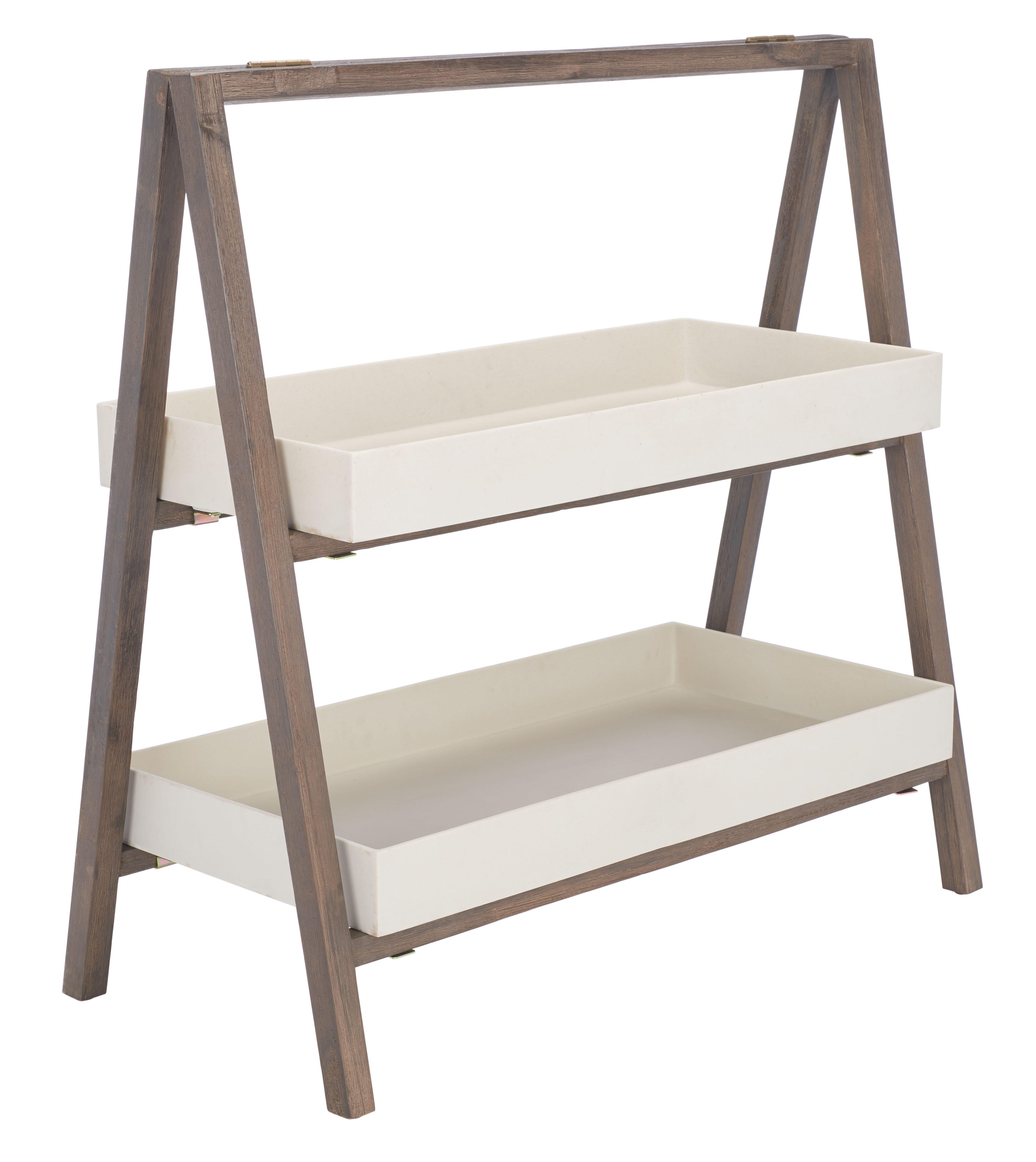 Safavieh Outdoor Planter Shelf, Beige, large