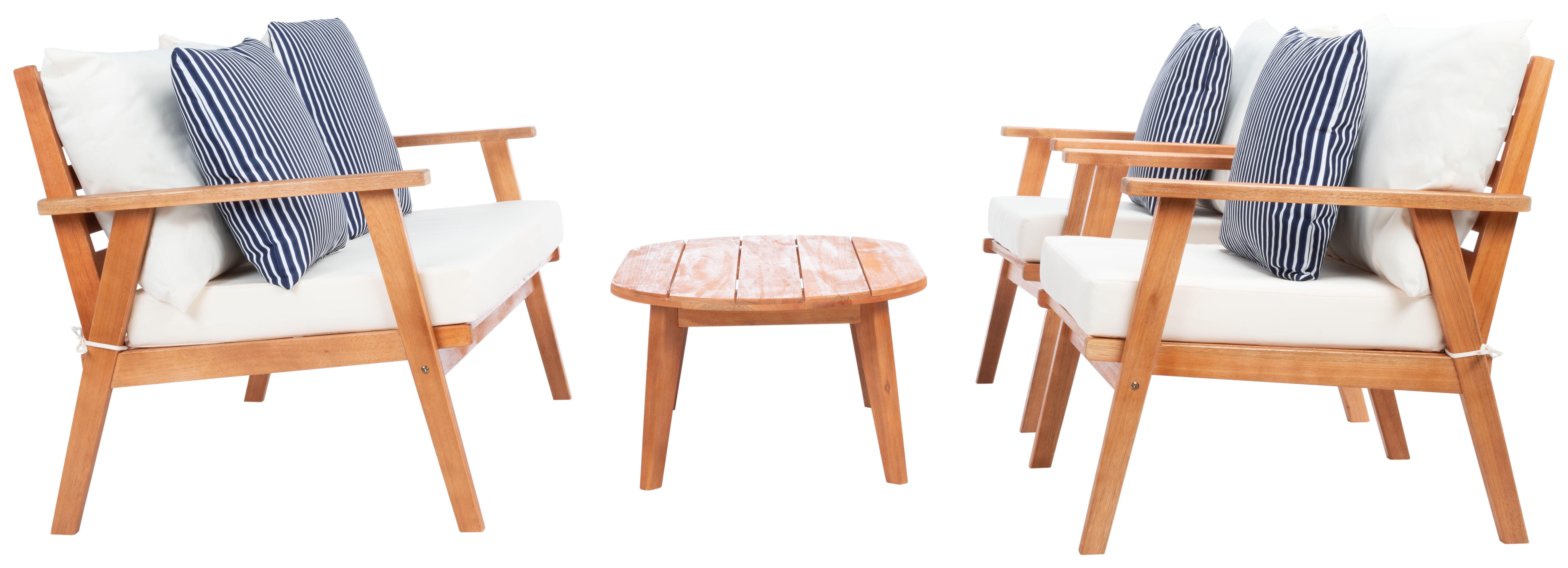 Safavieh Deacon Outdoor Conversation Set, , large