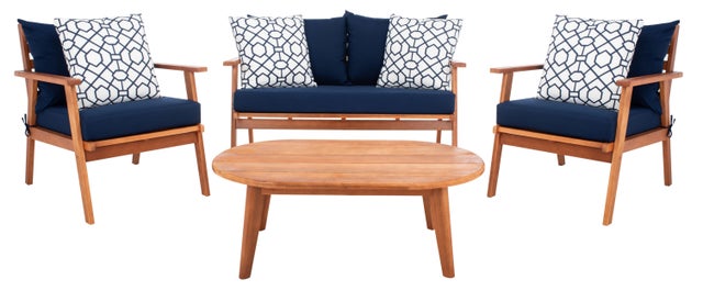 Safavieh Deacon Mosaic Outdoor Conversation Set