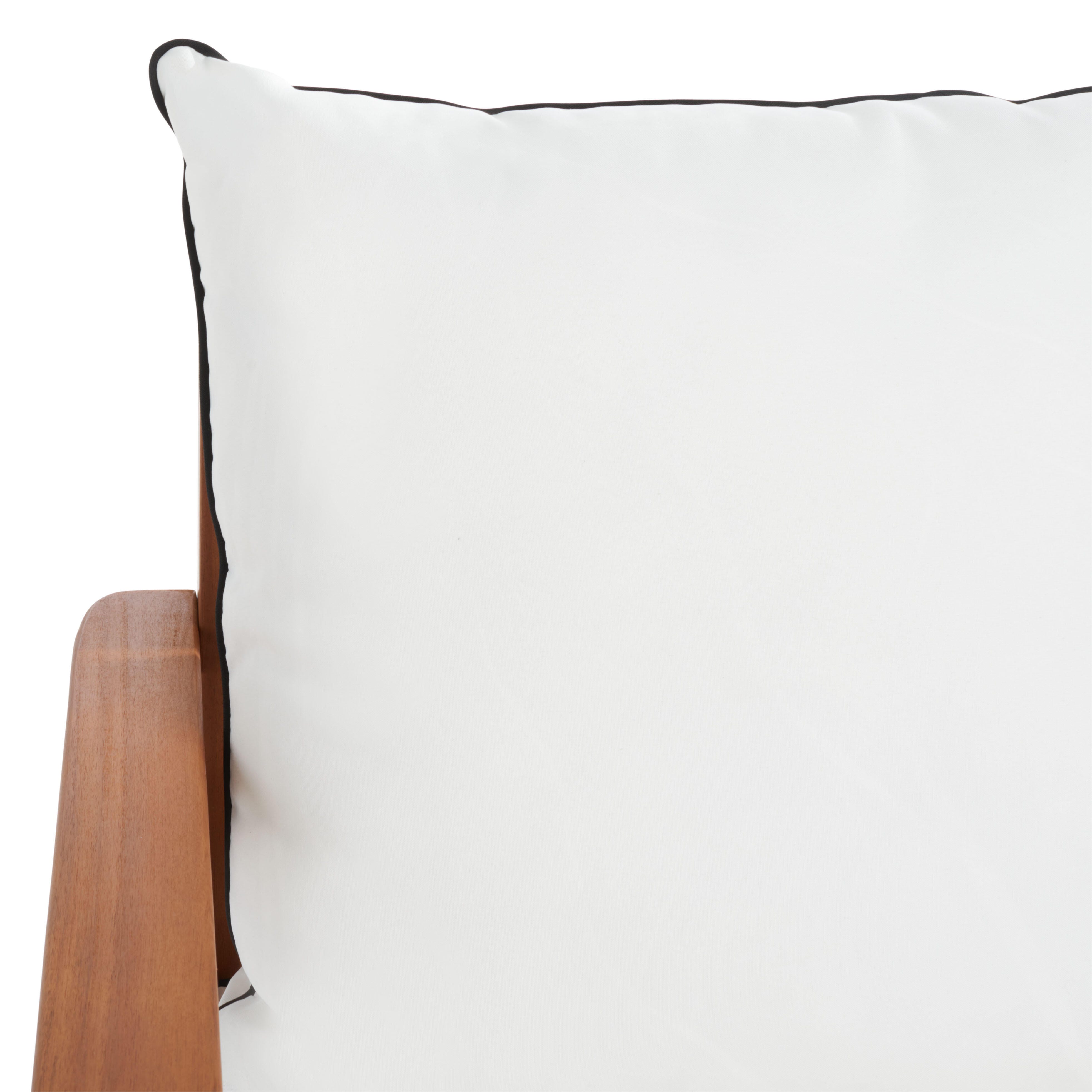 Safavieh Deacon Outdoor Conversation Set, Natural/White, large