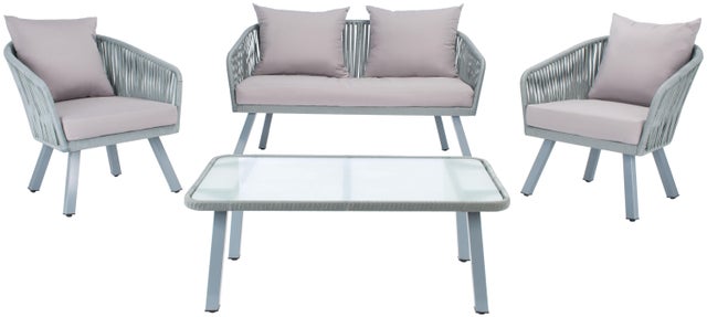 Safavieh Jorda Outdoor Conversation Set