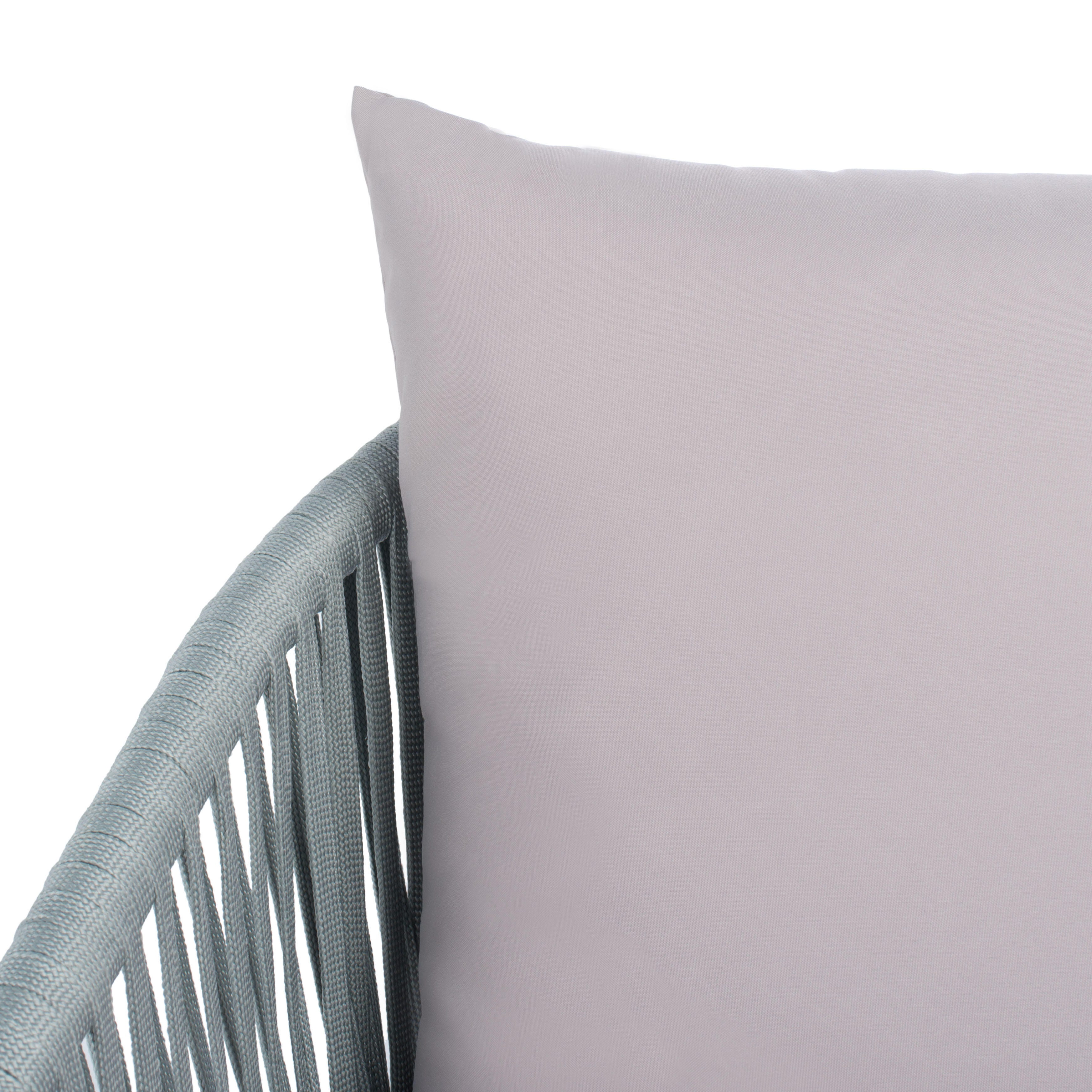 Safavieh Jorda Outdoor Conversation Set, Gray/Mauve, large