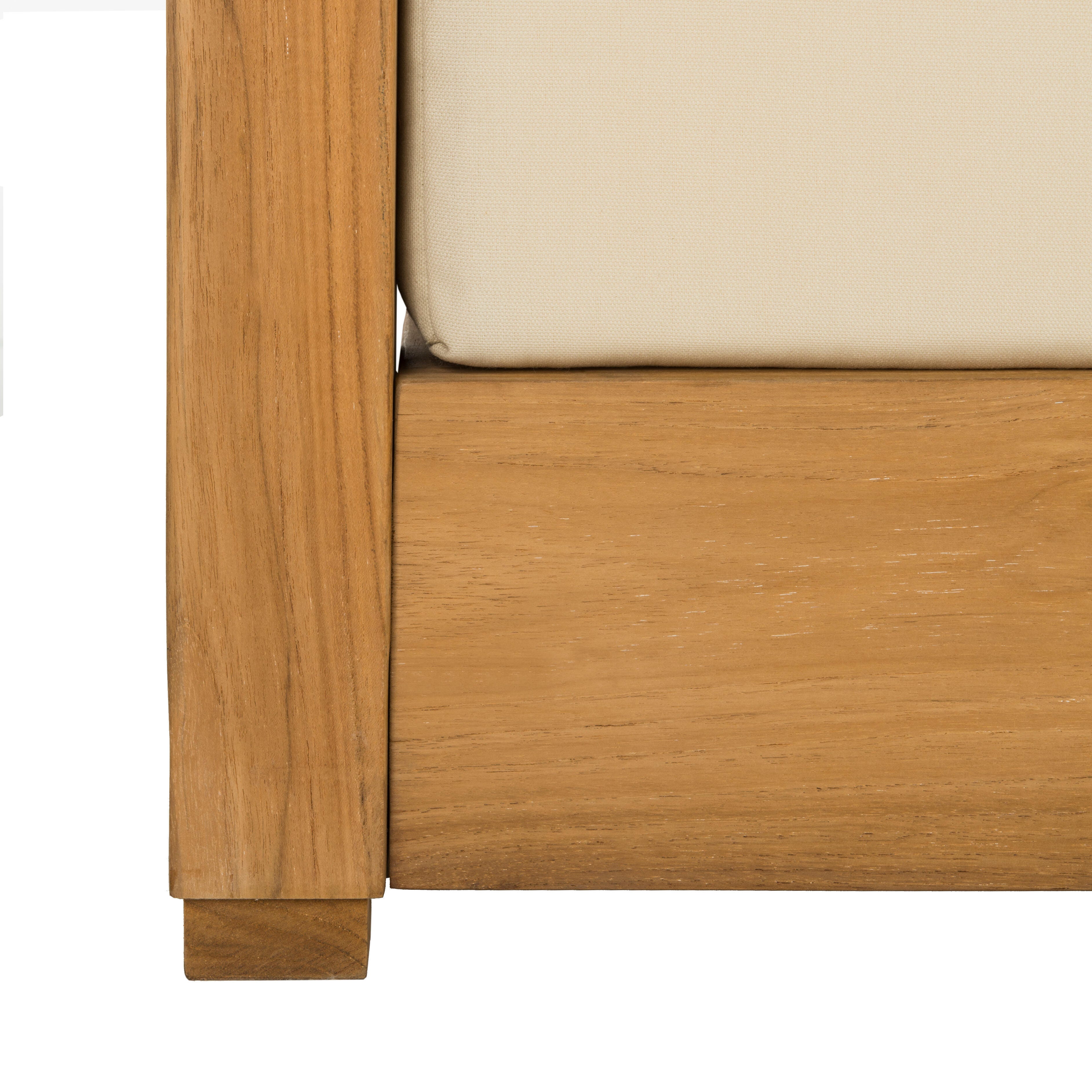 Safavieh Montford Outdoor Bench, Natural/Beige, large