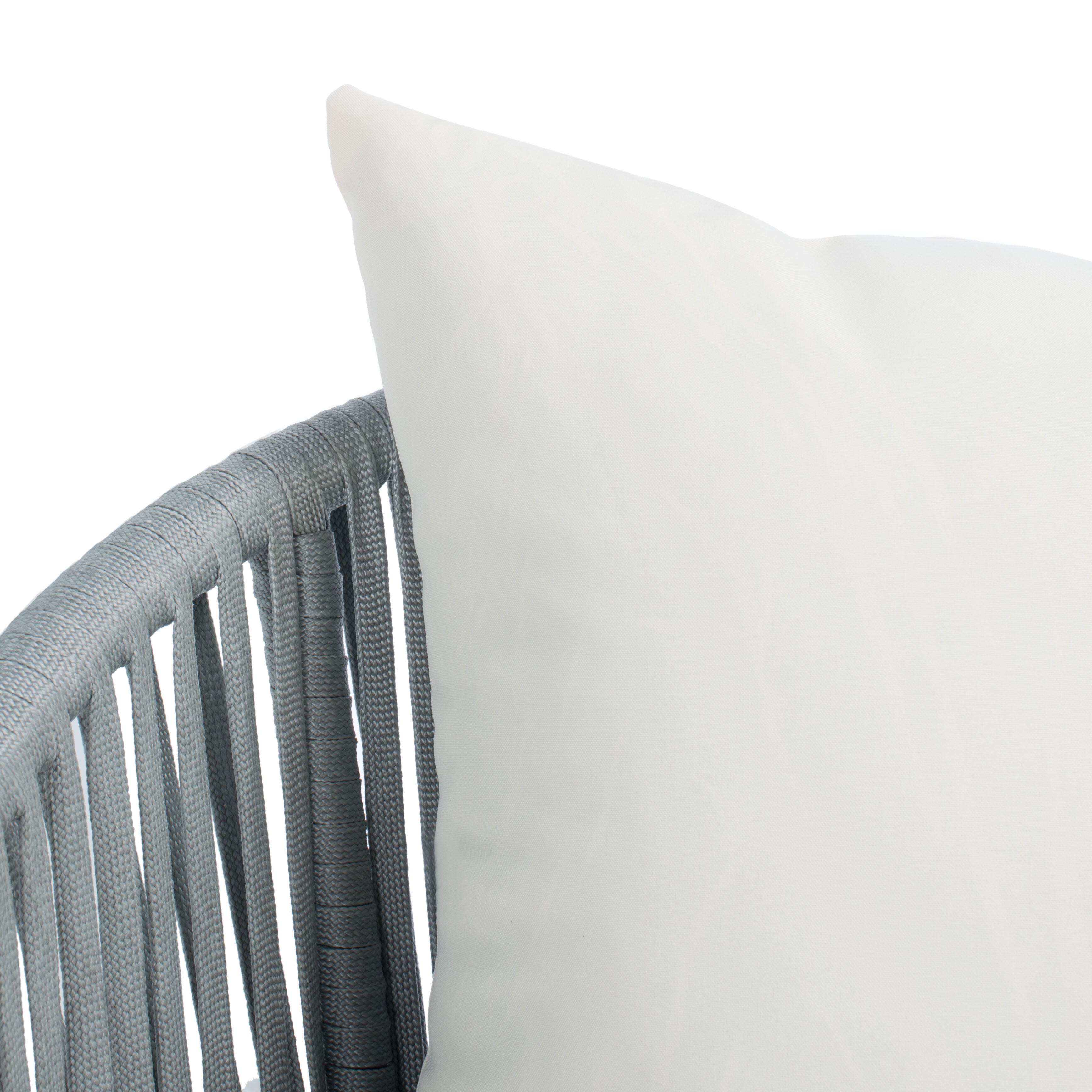 Safavieh Jorda Outdoor Conversation Set, Gray/Beige, large