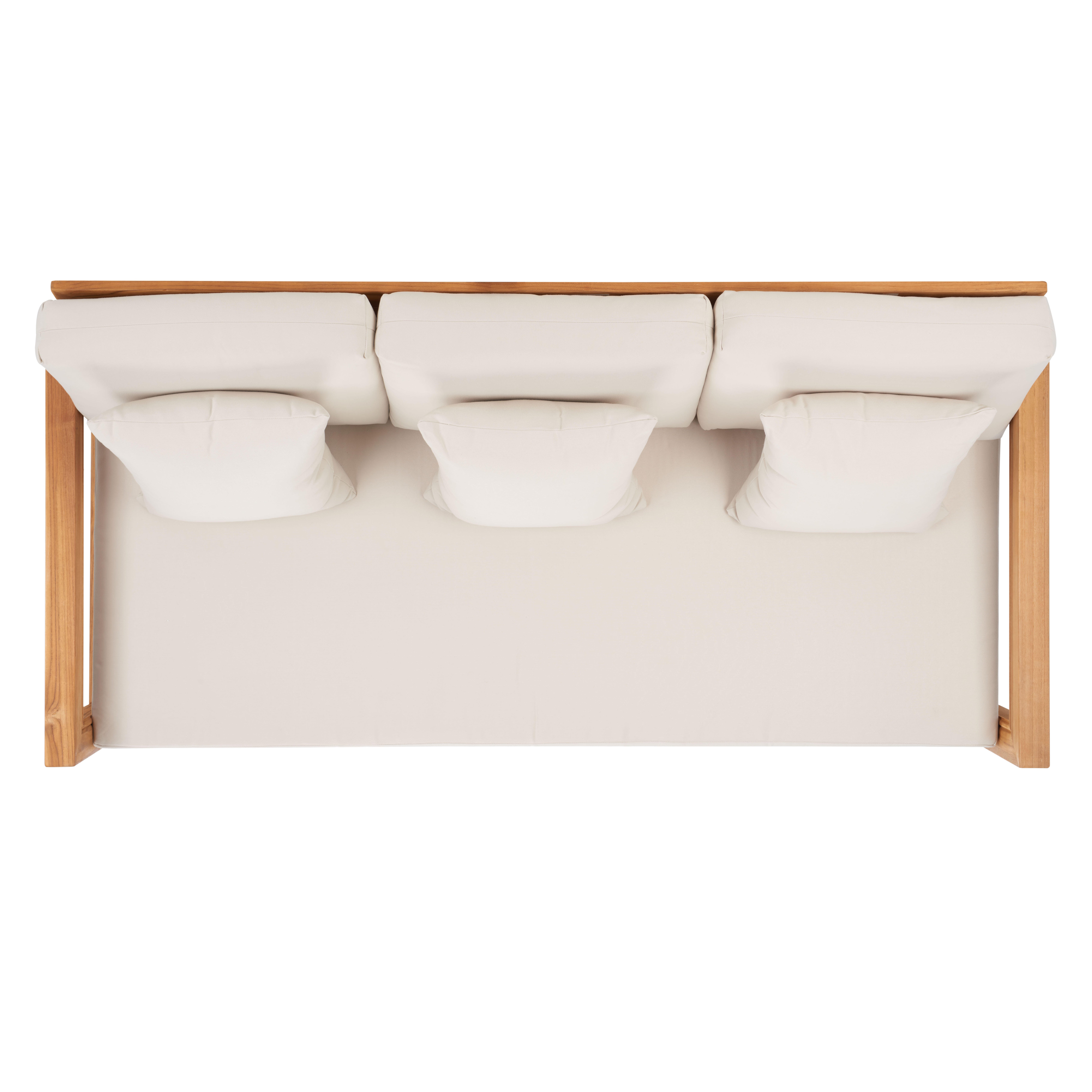 Safavieh Outdoor Bench, Natural/Beige, large