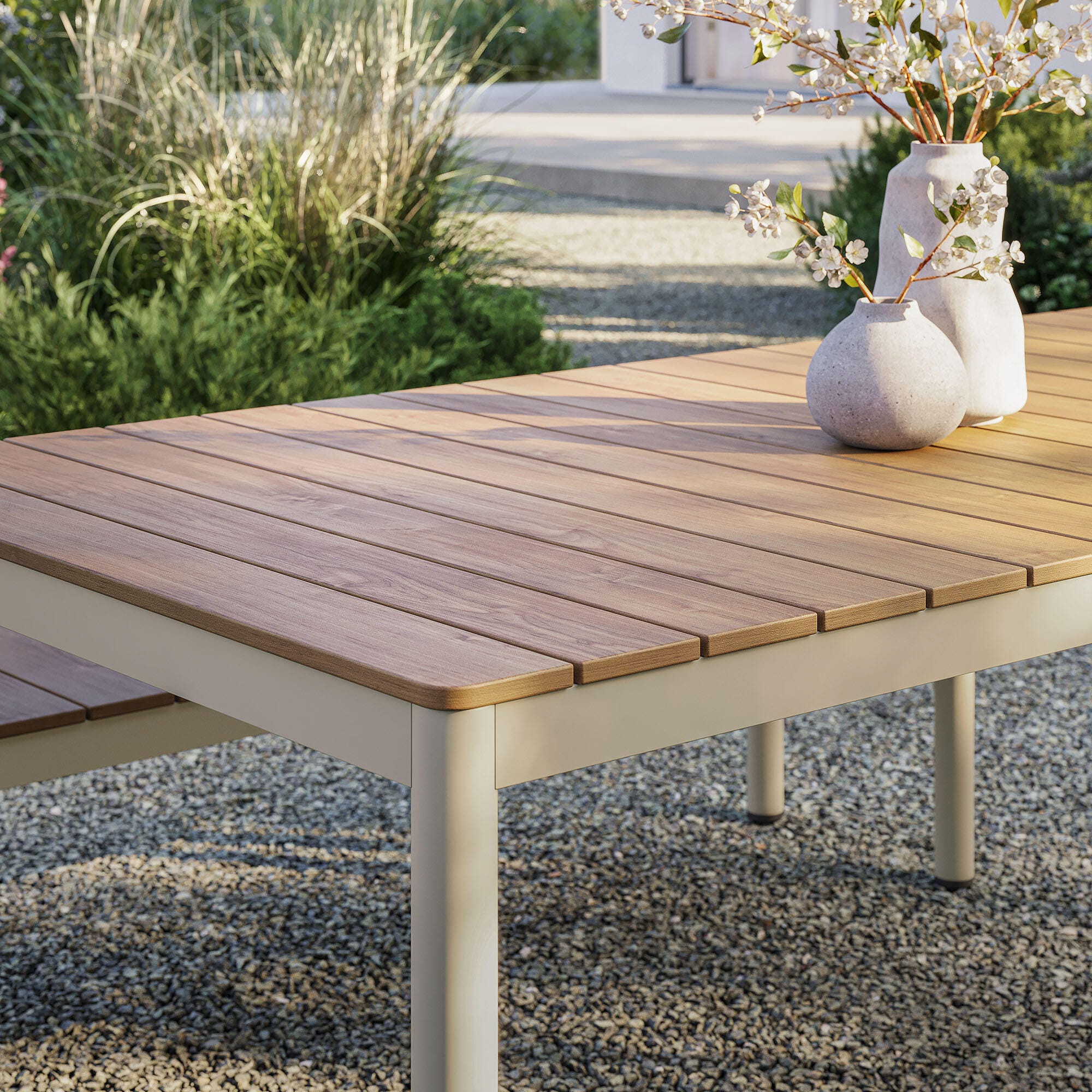 Modway Finn Outdoor Dining Table, , large