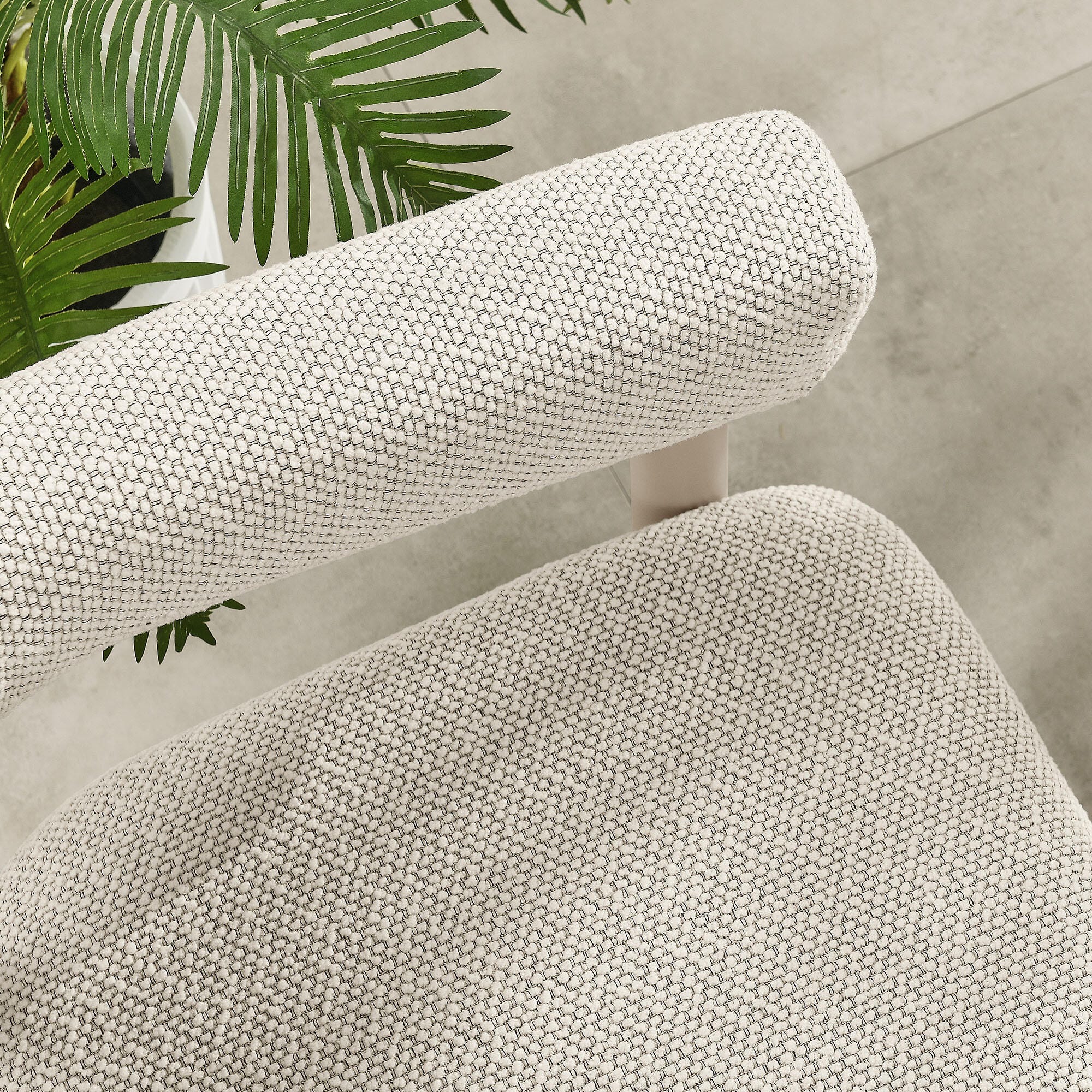 Modway Nautica Outdoor Dining Arm Chair (Set of 2), Ivory/Taupe, large