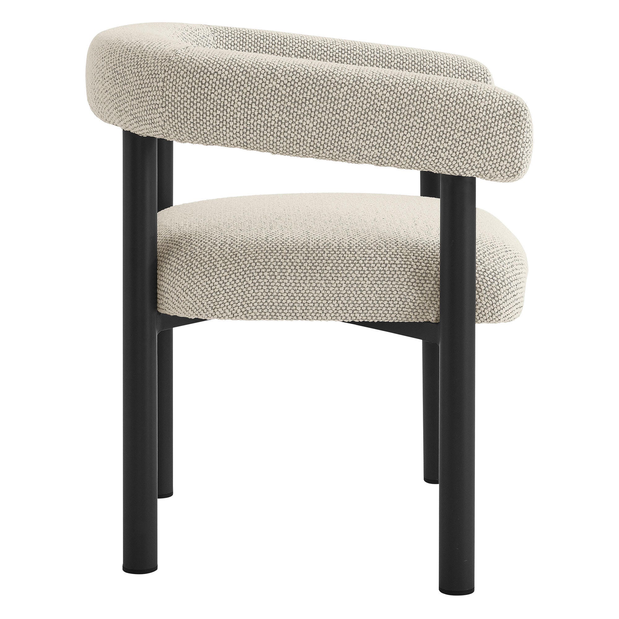 Modway Nautica Outdoor Dining Arm Chair (Set of 2), Ivory/Graphite, large