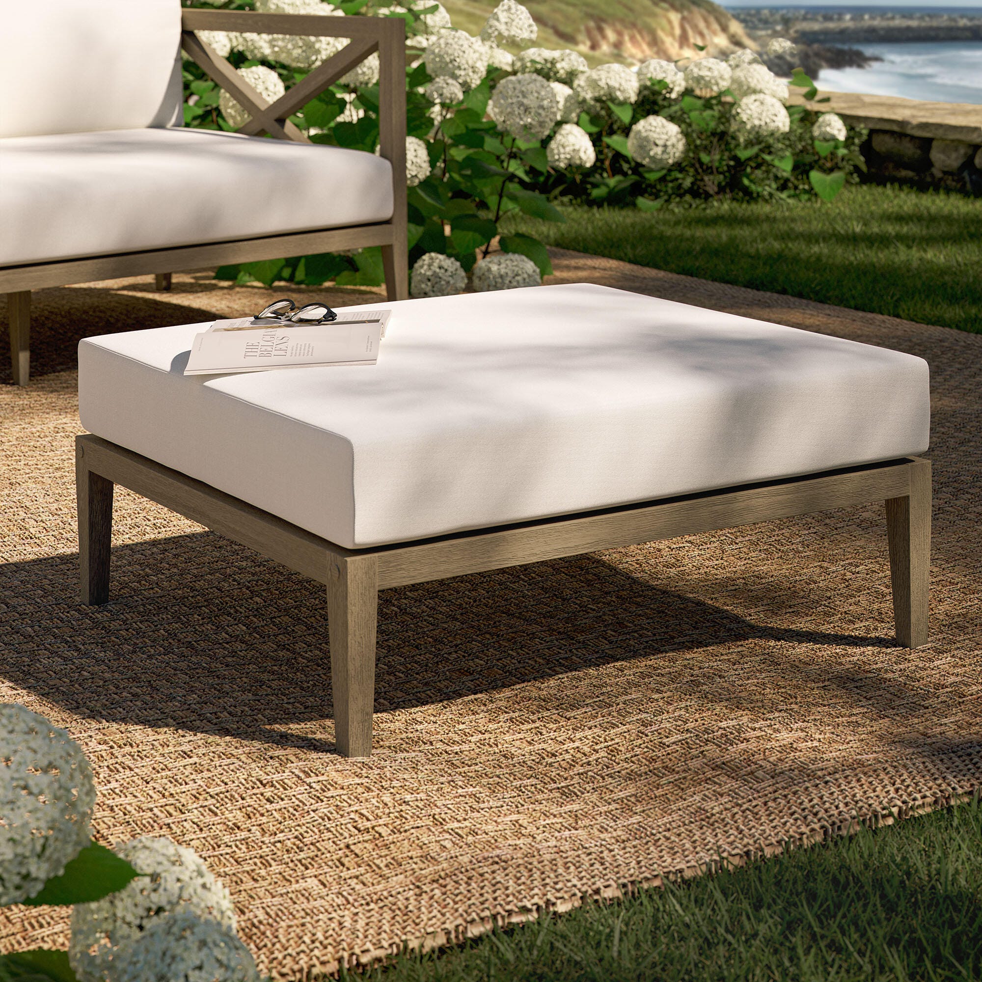 Modway Northlake Outdoor Ottoman, , rollover