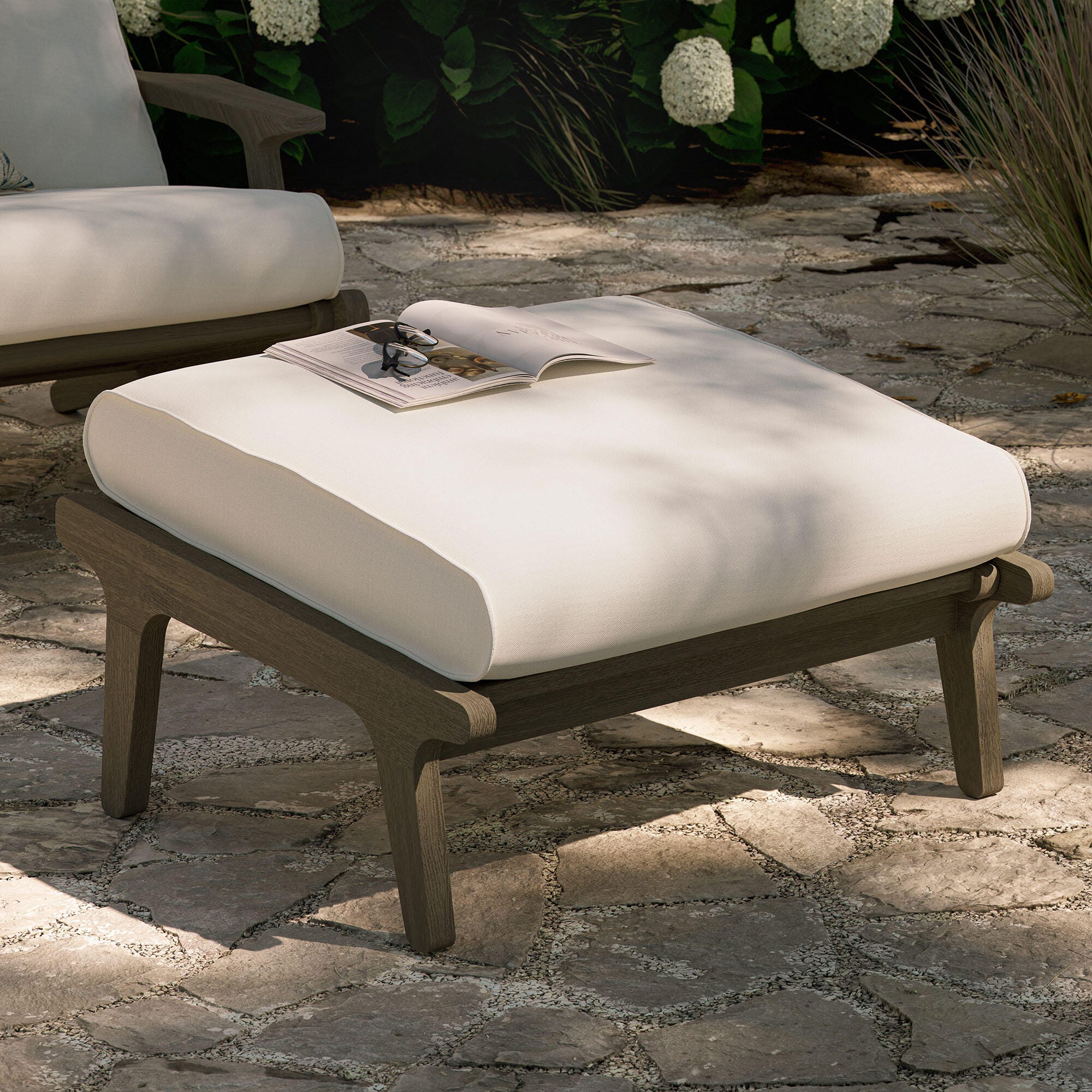 Modway Saratoga Outdoor Ottoman, , rollover