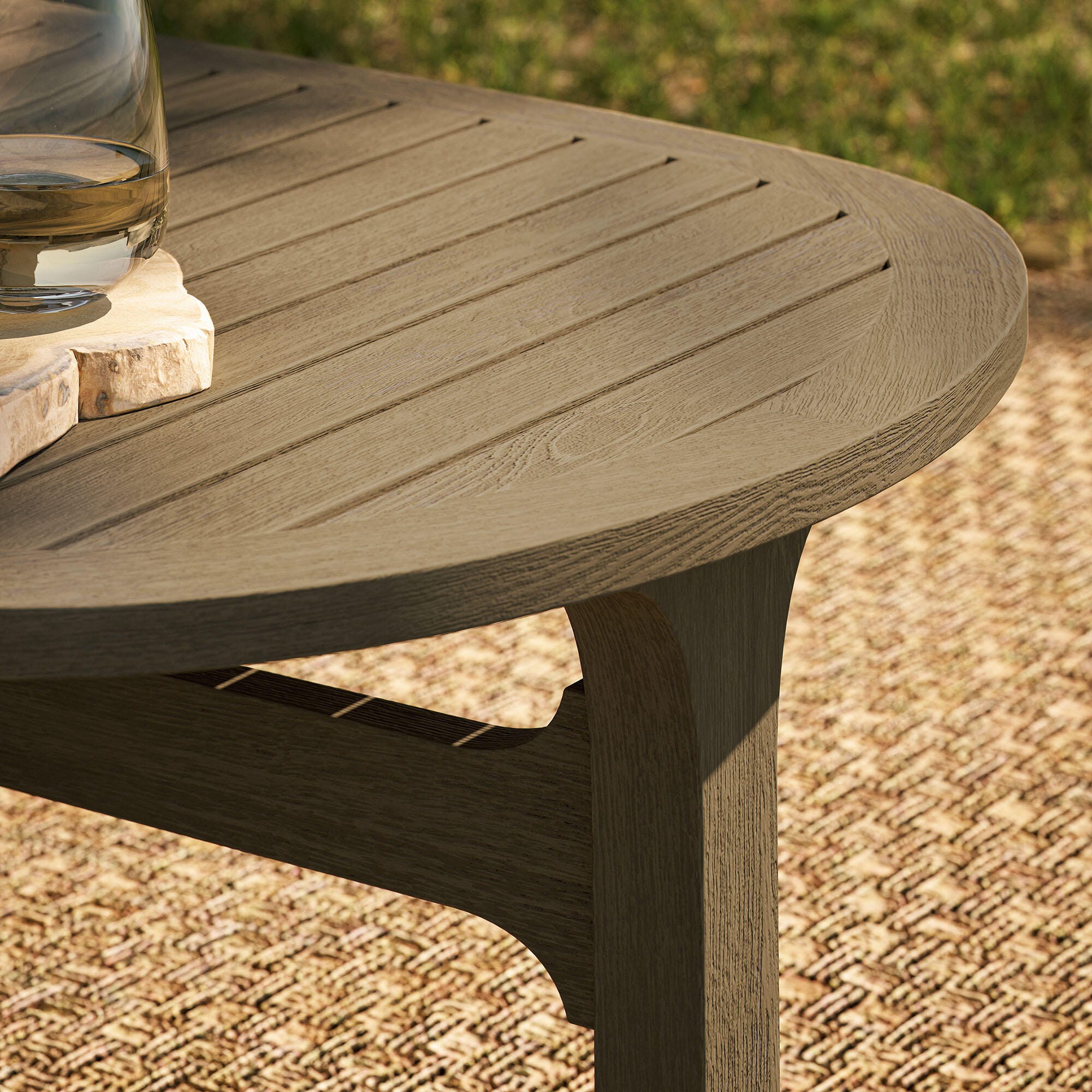 Modway Saratoga Outdoor Coffee Table, , large