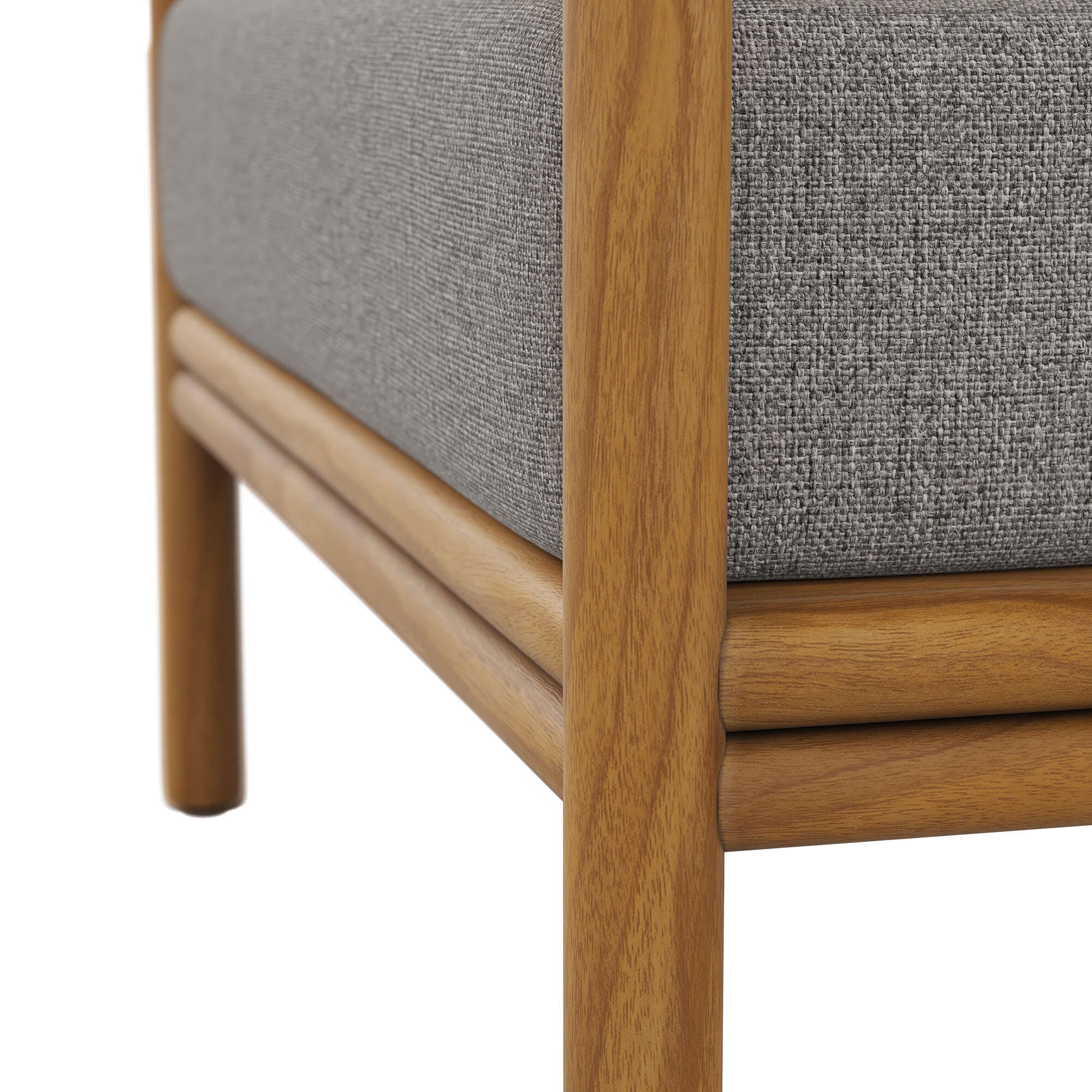 Modway Wren Outdoor Lounge Chair, Natural/Driftwood, large