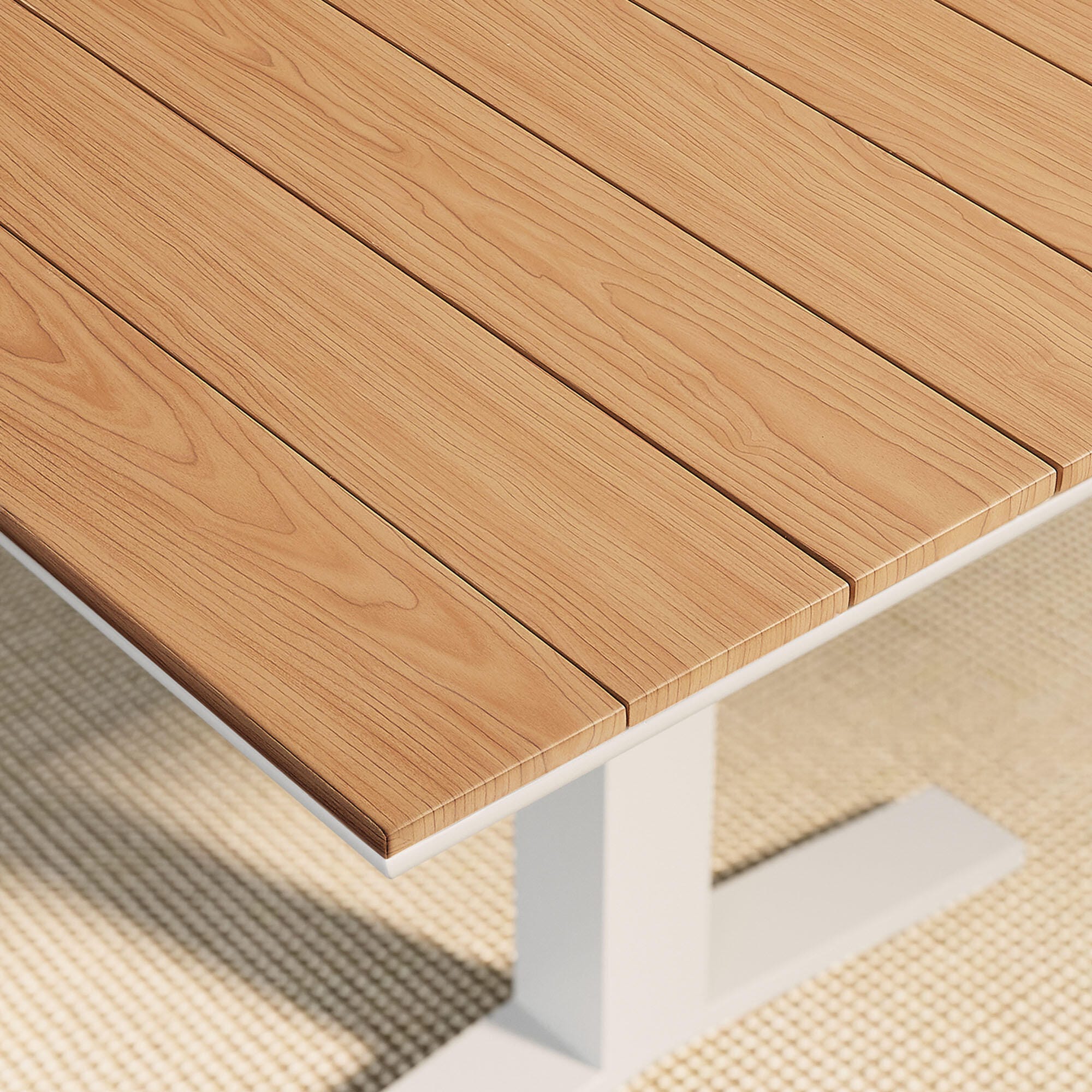 Modway Gavelston Outdoor Dining Table, , large