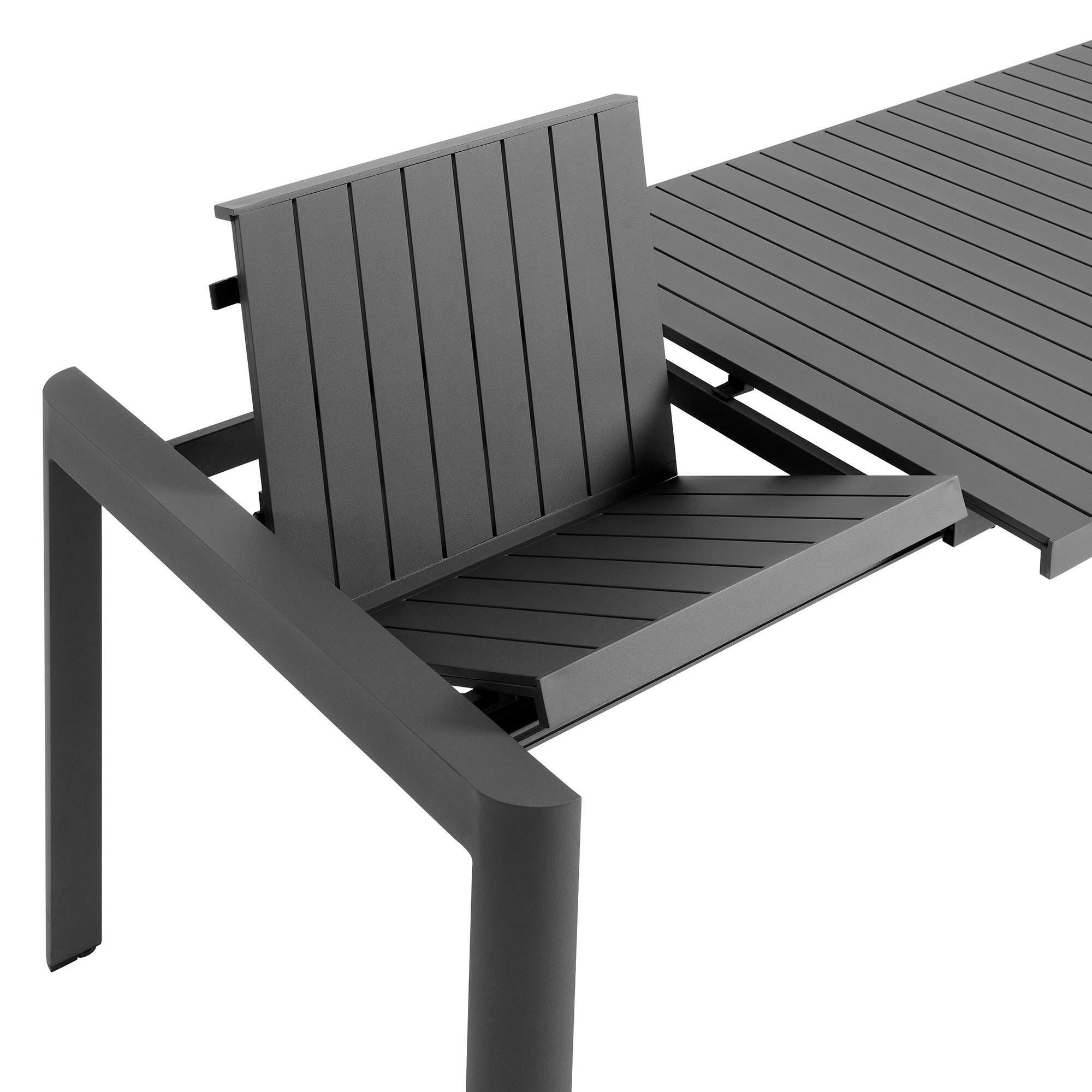 Modway Tahoe Outdoor Extendable Dining Table, , large
