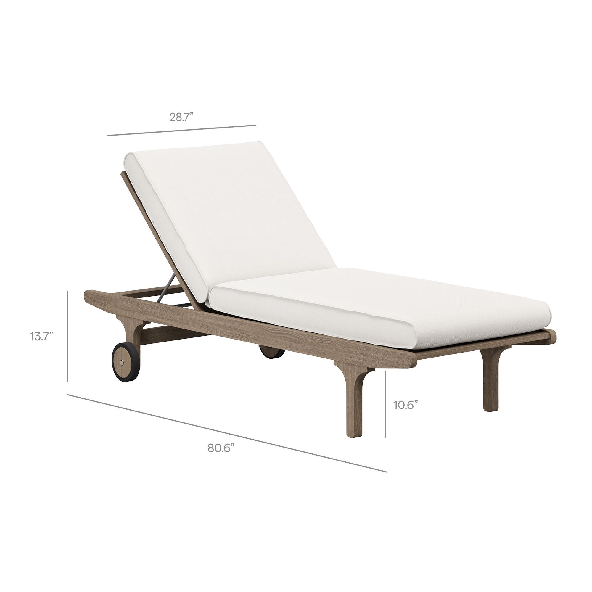 Modway Saratoga Outdoor Chaise Lounge, , large