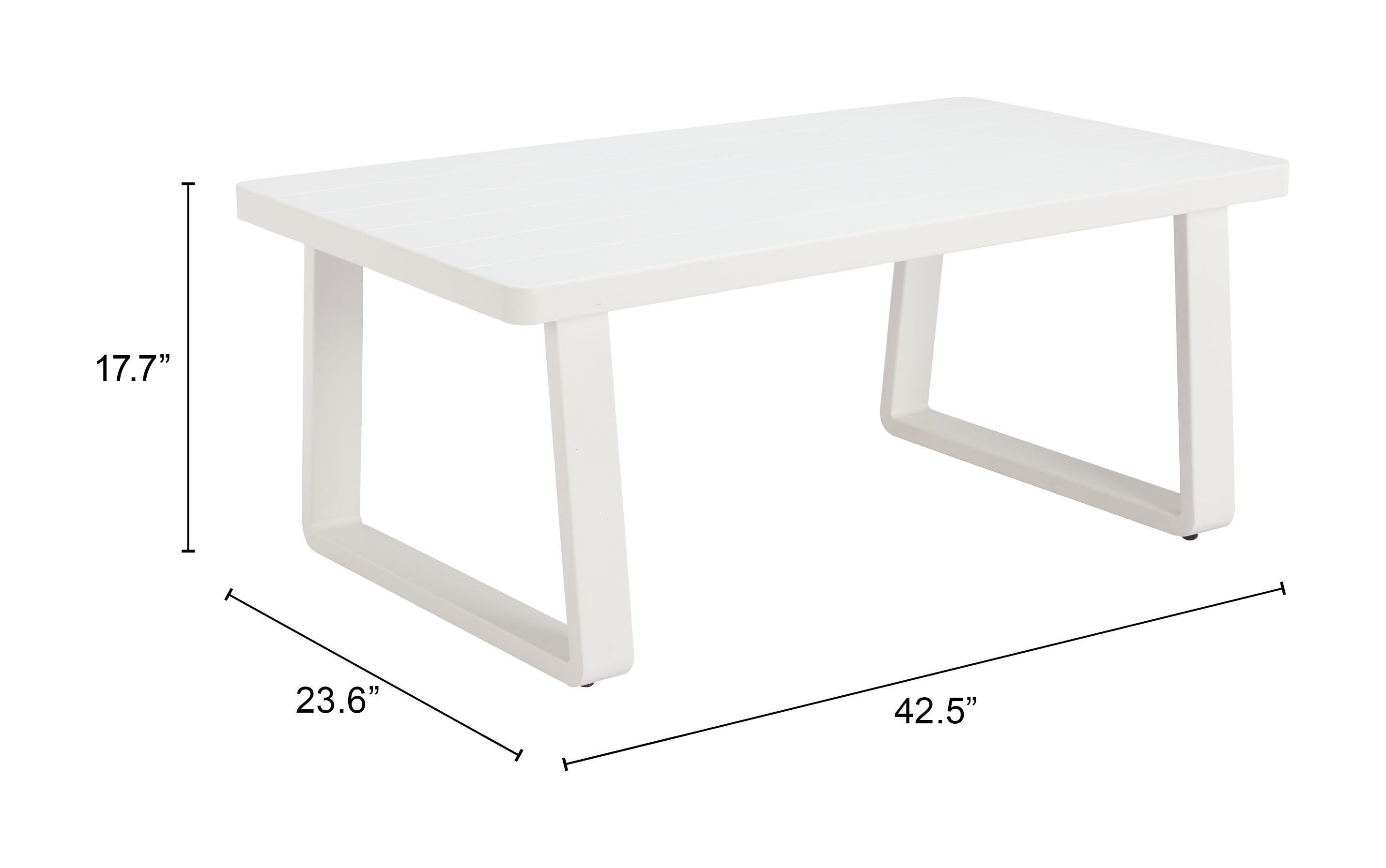 Erika Home Welt Outdoor Coffee Table, , large