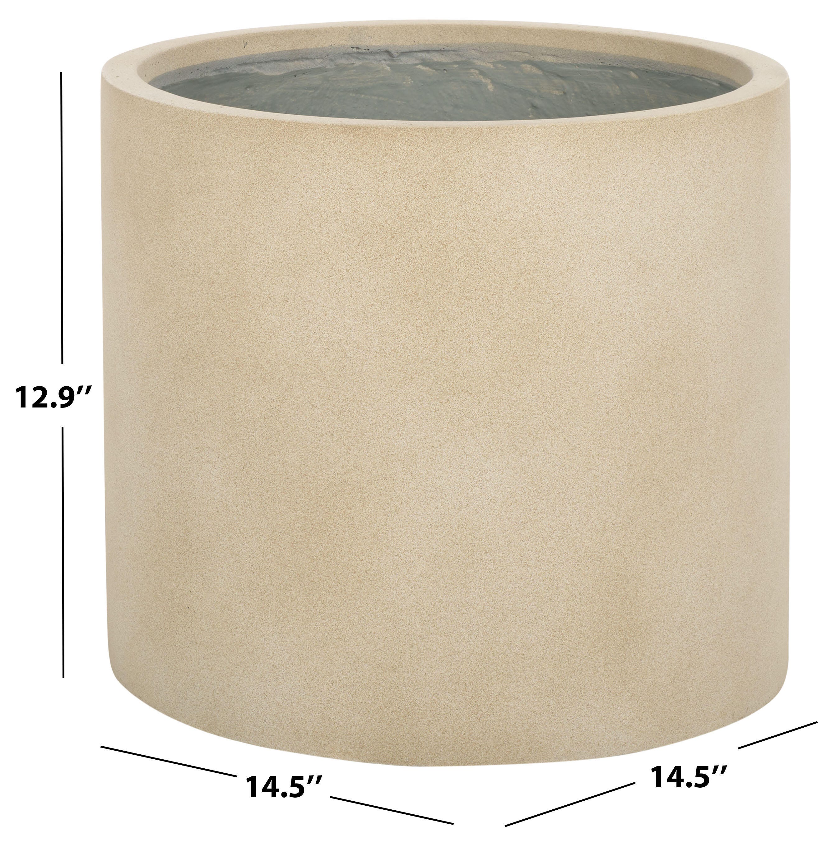 Safavieh Alia Outdoor Planter, Beige, large