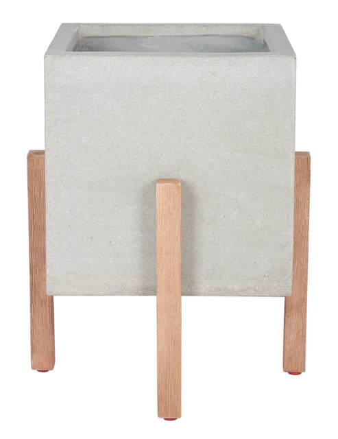 Safavieh Borsla Outdoor Planter, Light Gray