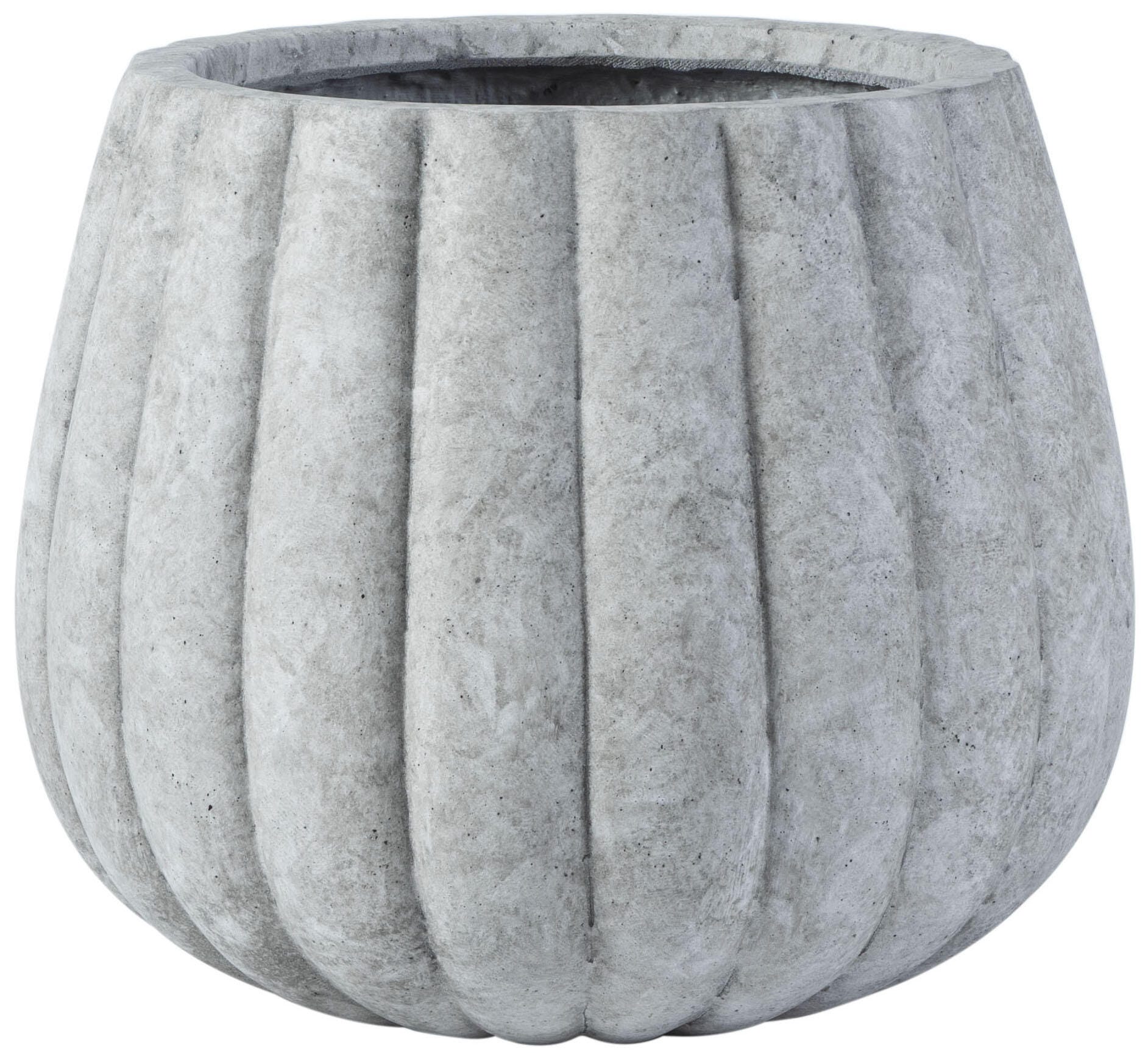 Safavieh Kaston Outdoor Planter, Light Gray, large