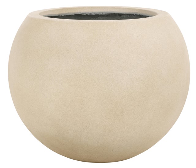 Safavieh Kenslia Outdoor Large Planter, Beige