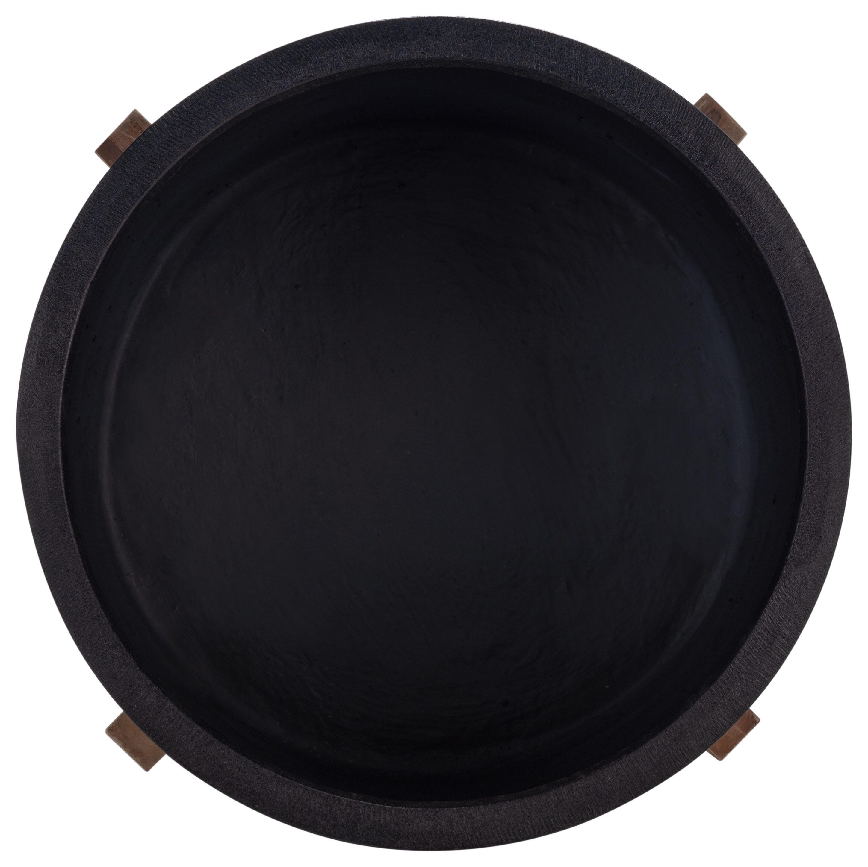 Safavieh Loflen Outdoor Large Planter, Black, large