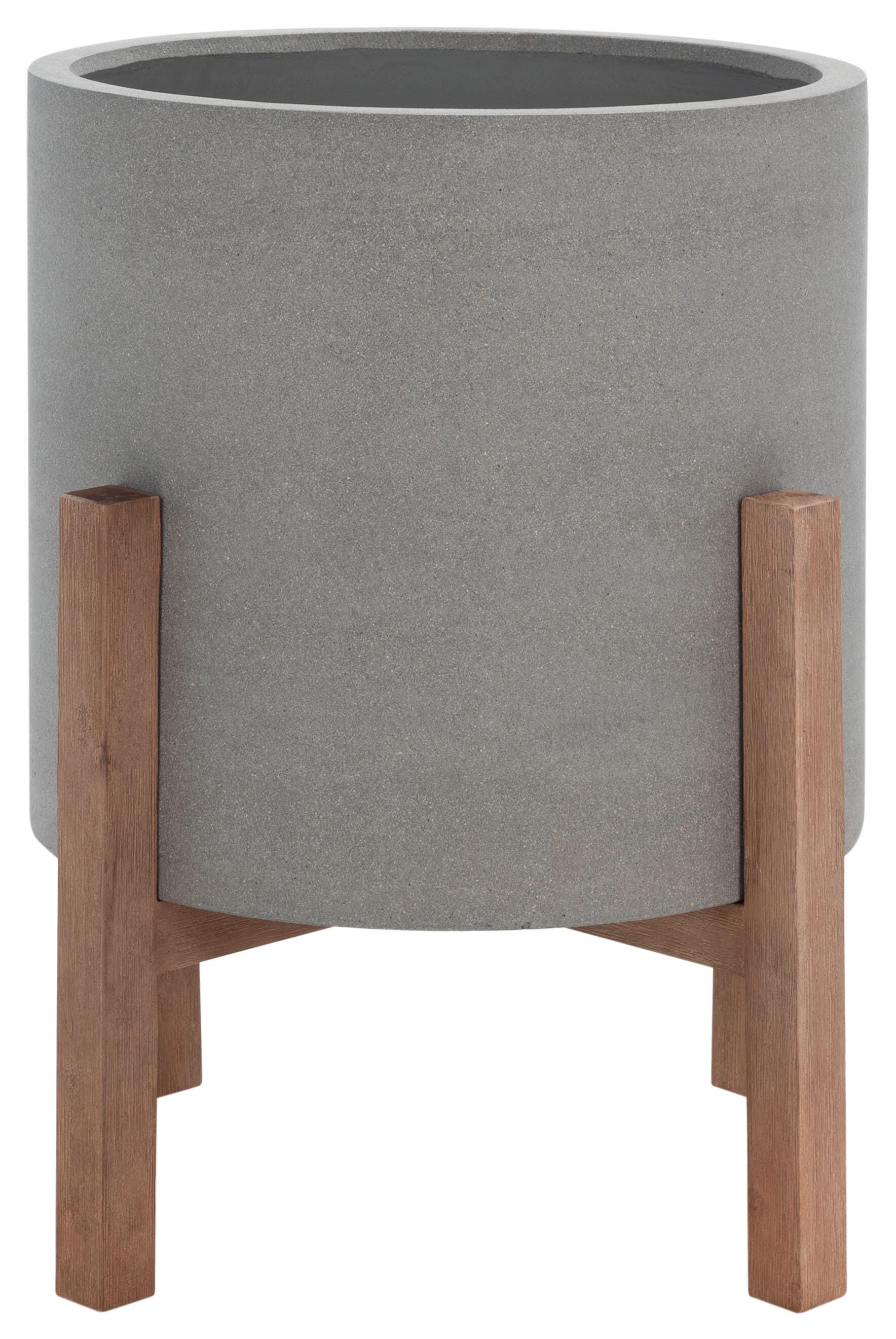 Safavieh Loflen Outdoor Large Planter, Light Gray, large