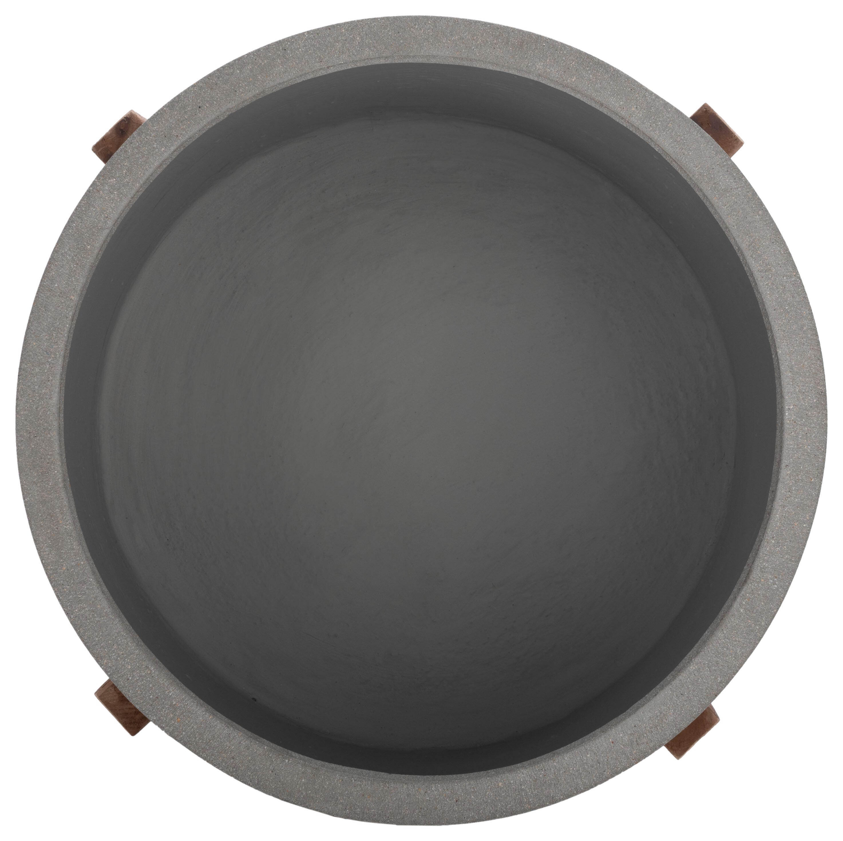 Safavieh Loflen Outdoor Large Planter, Light Gray, large