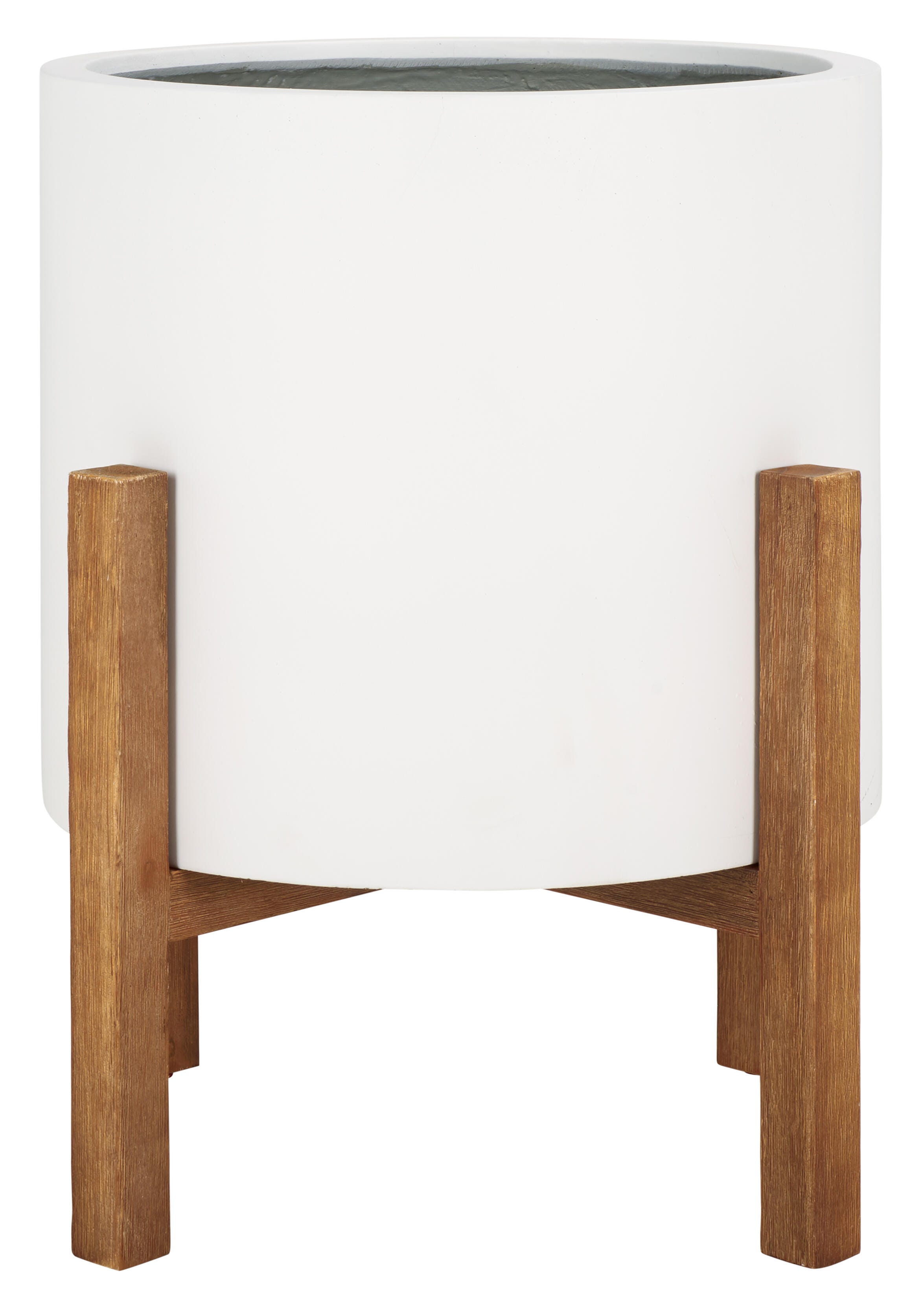 Safavieh Loflen Outdoor Large Planter, White, large