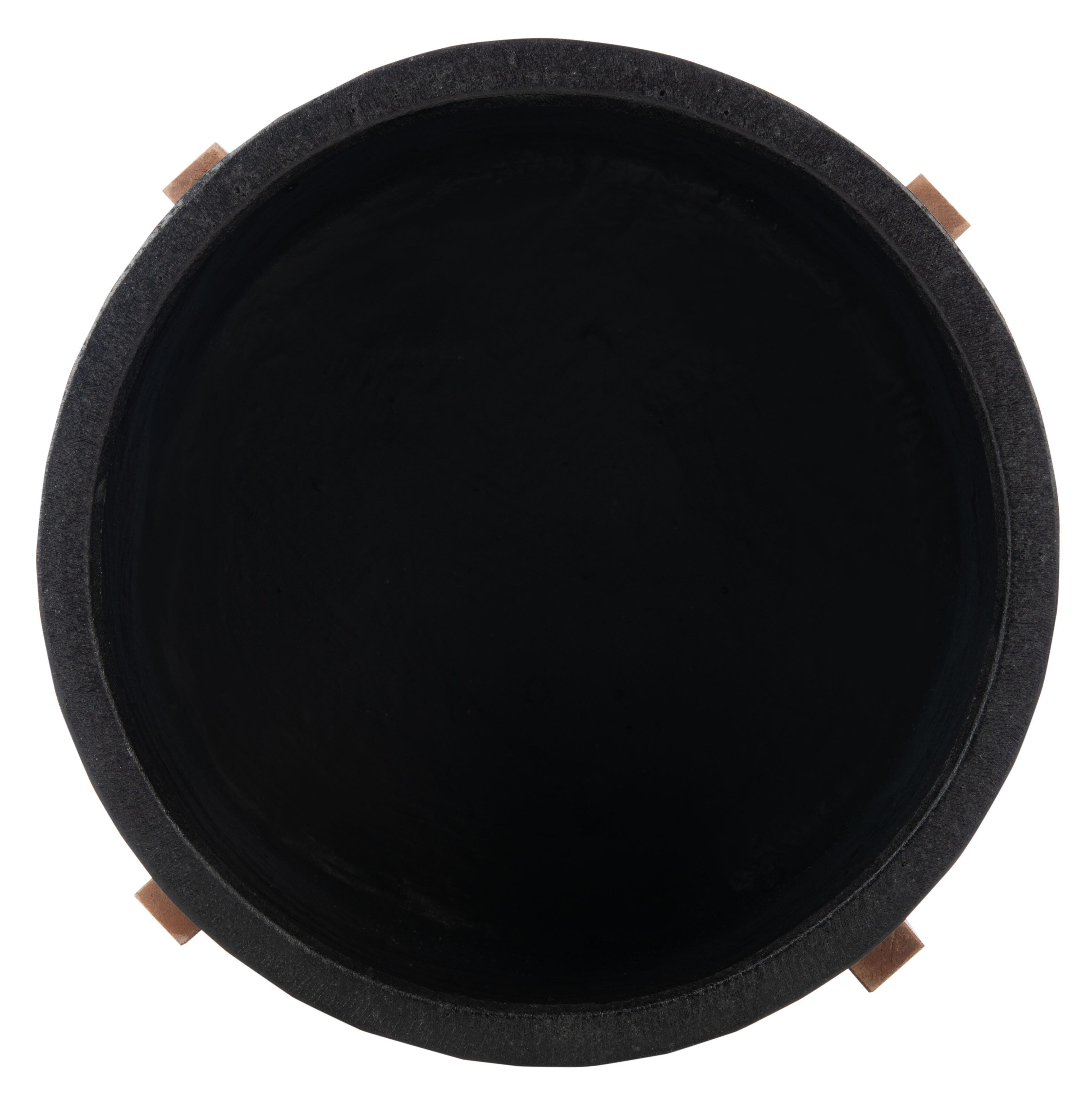 Safavieh Loflen Outdoor Planter, Black, large