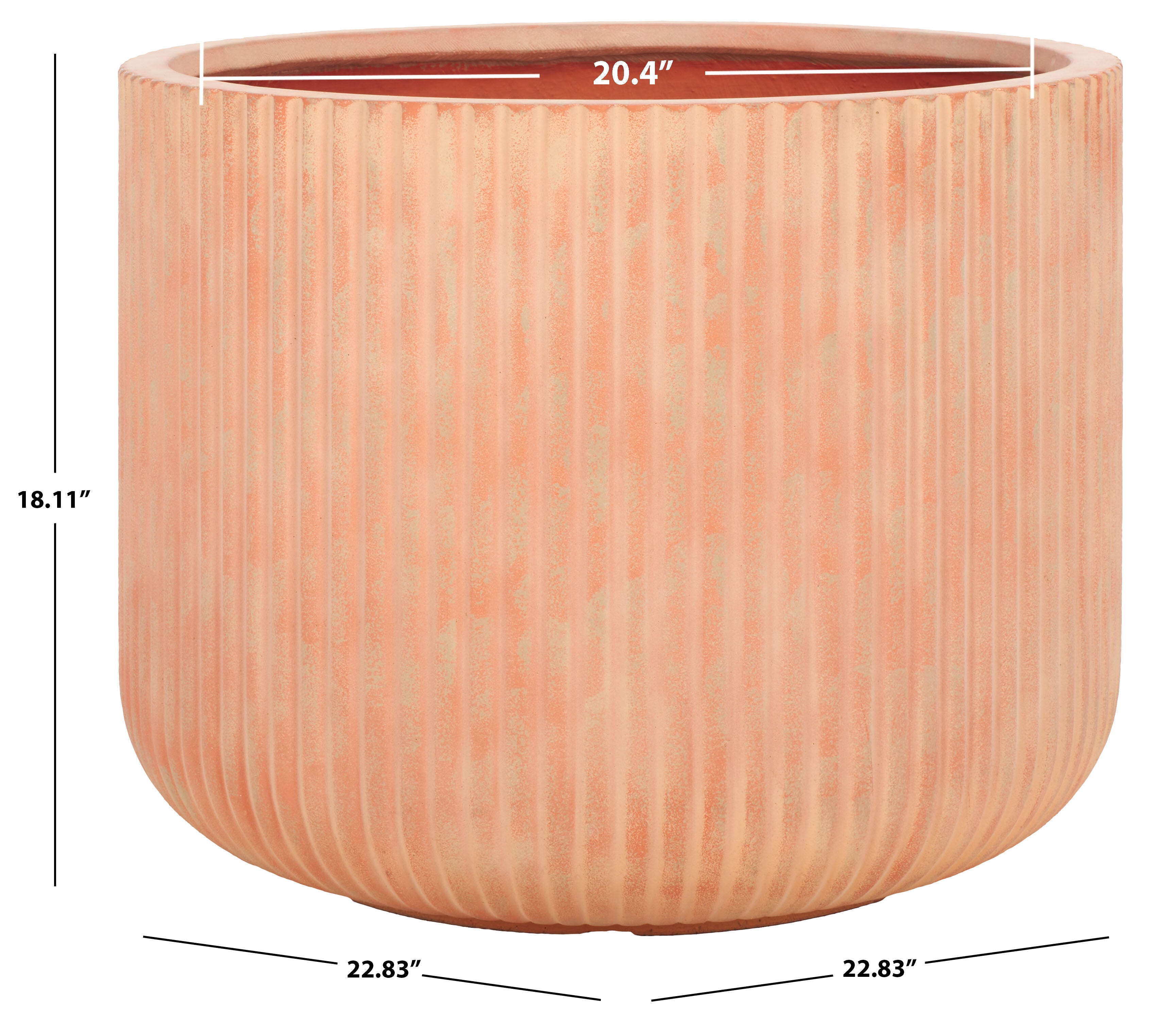 Safavieh Lucca Outdoor Large Planter, Terracotta, large