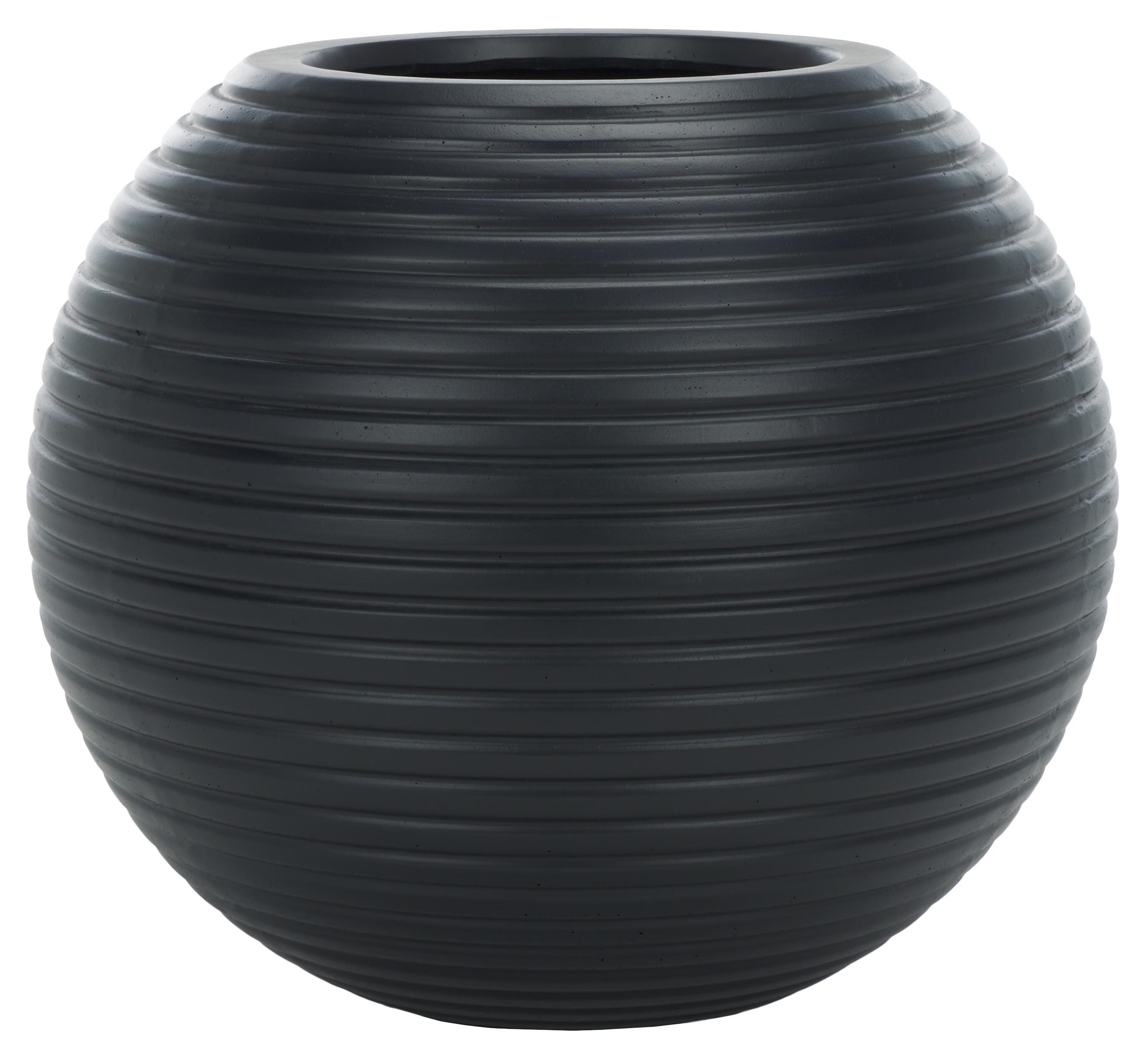 Safavieh Mora Outdoor Planter, Black, large
