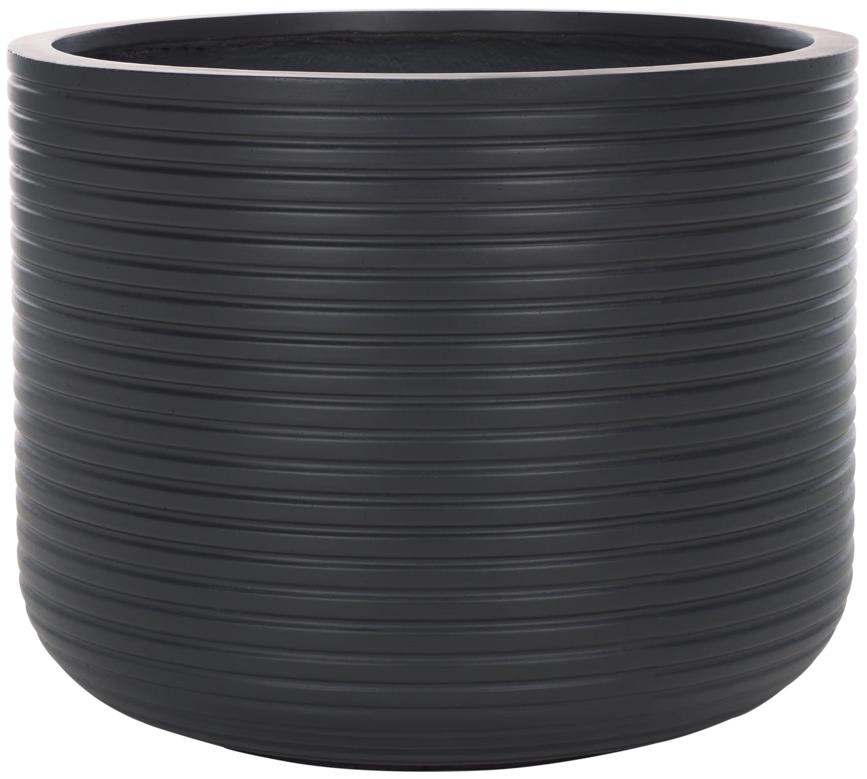 Safavieh Nardo Outdoor Large Planter, Black, large