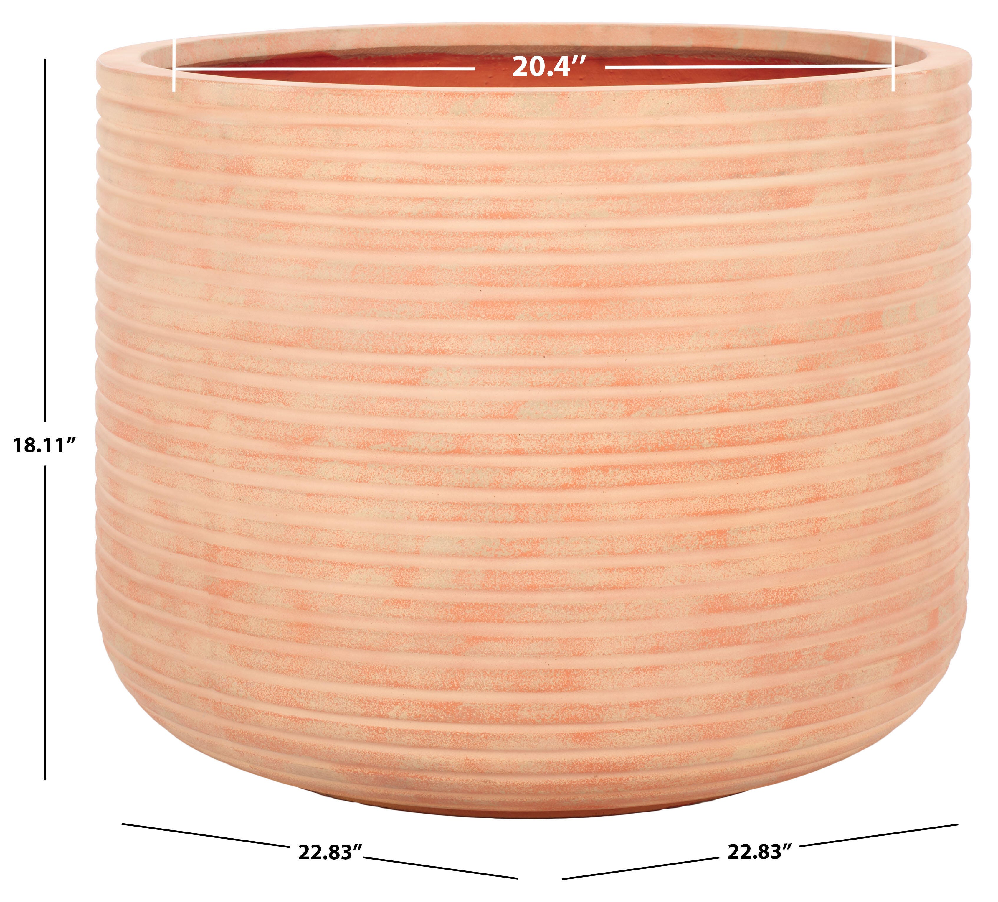 Safavieh Nardo Outdoor Large Planter, Terracotta, large