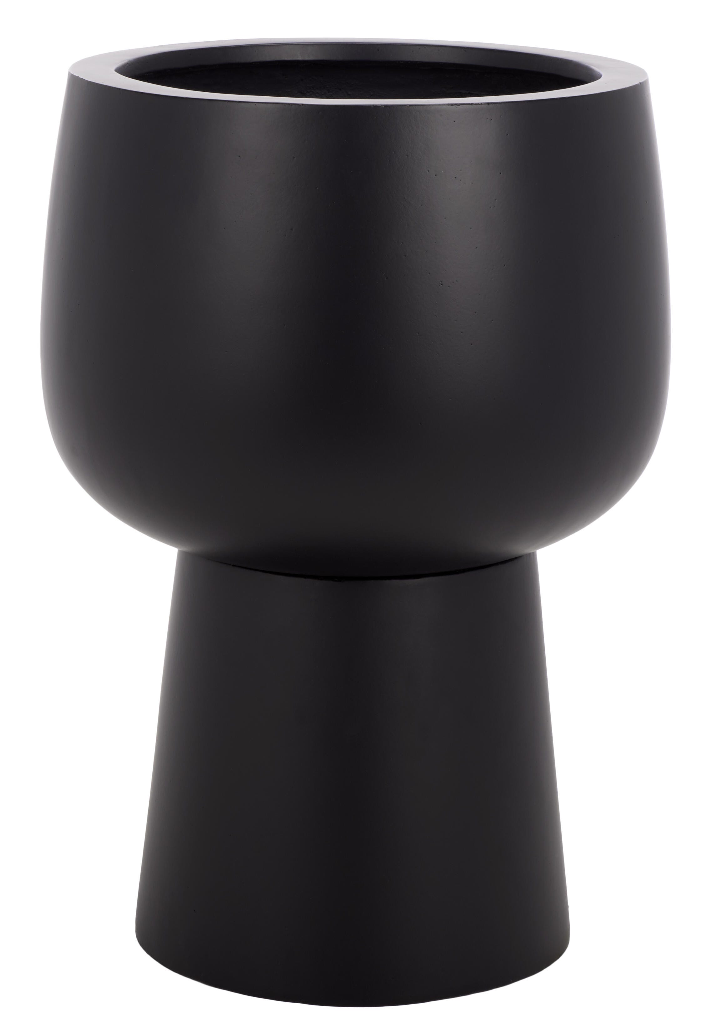 Safavieh Olivia Outdoor Planter, Black, large