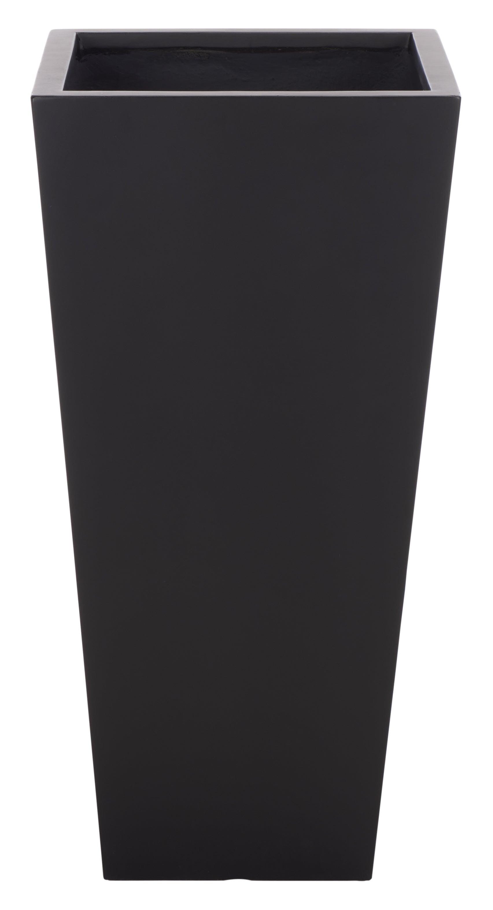 Safavieh Paloma Outdoor Large Planter, Black, large