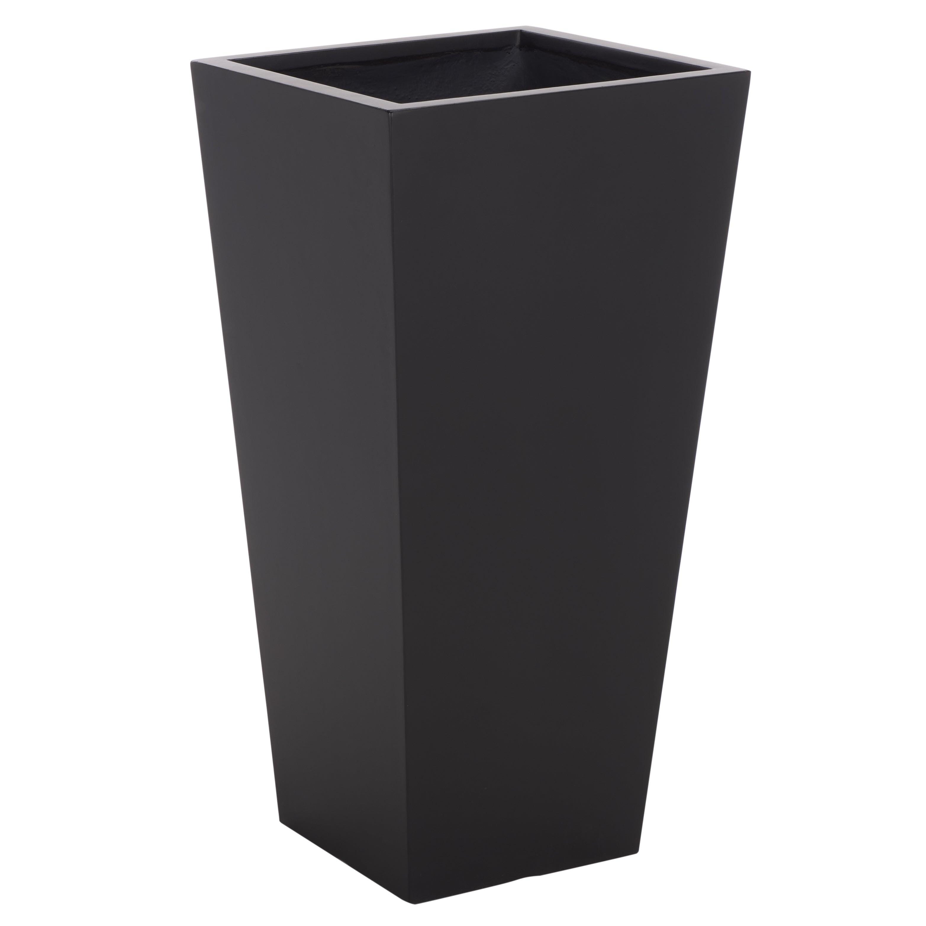 Safavieh Paloma Outdoor Large Planter, Black, large