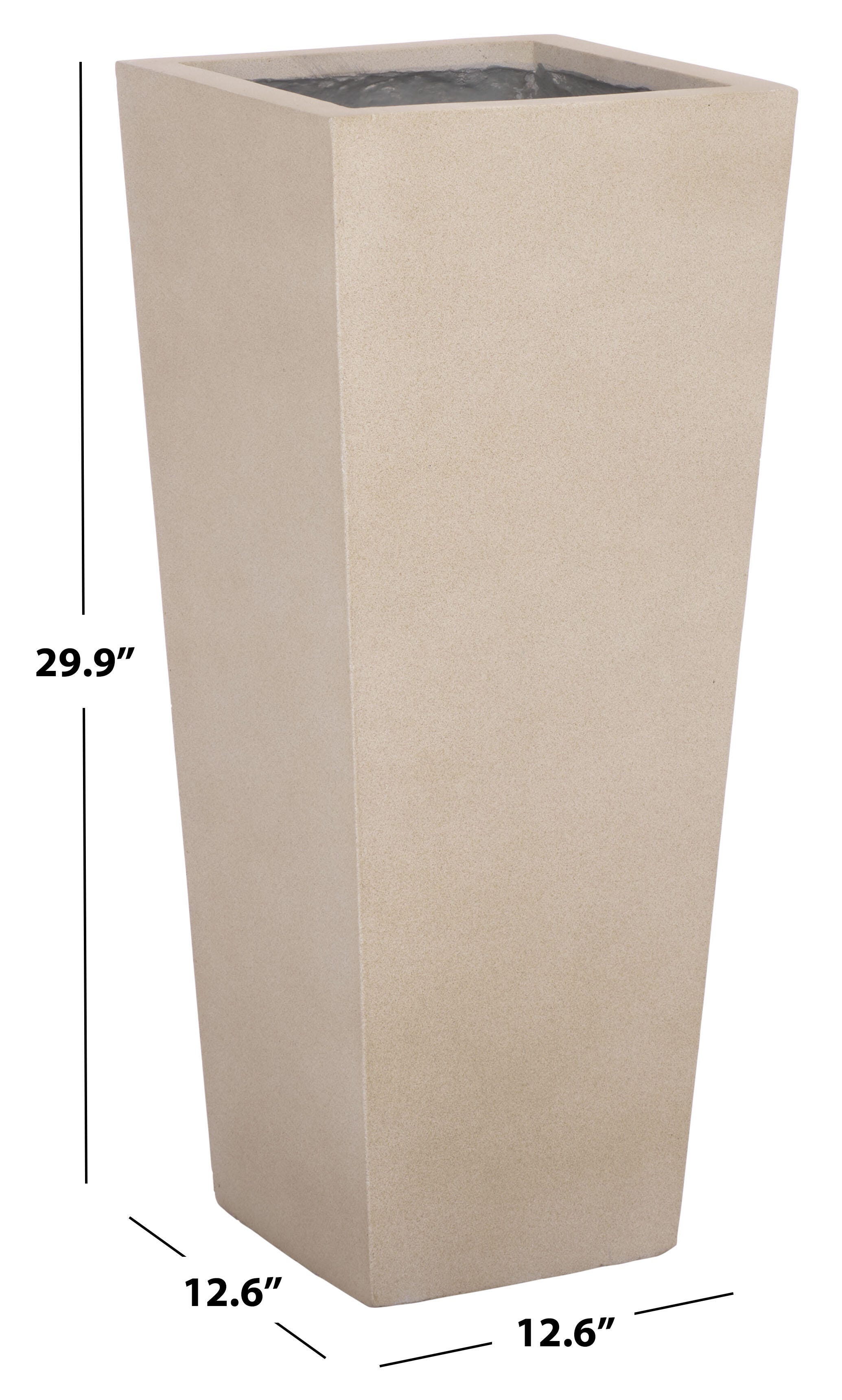 Safavieh Paloma Outdoor Planter, Beige, large