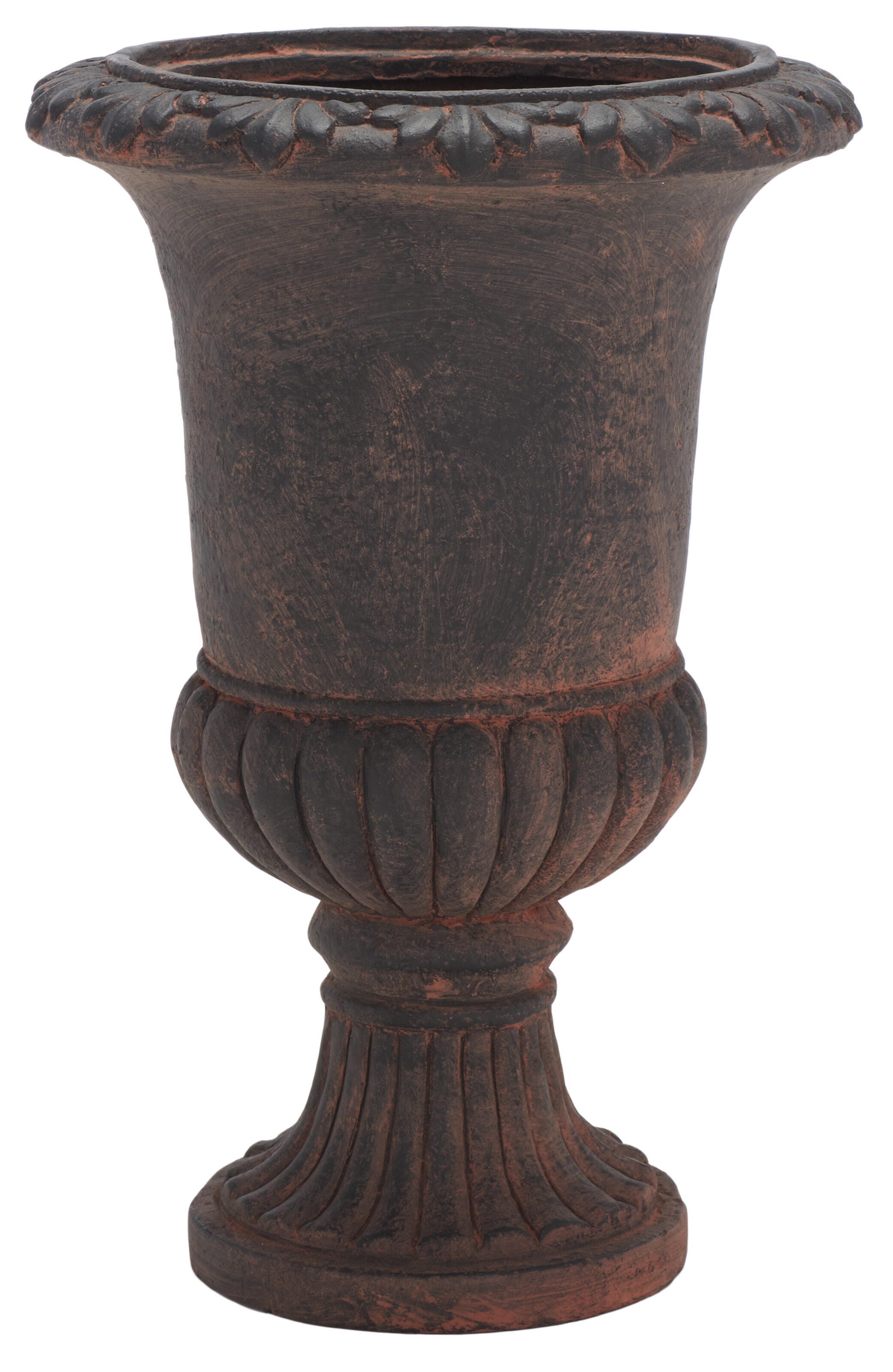 Safavieh Paul Outdoor Planter, Brown, large