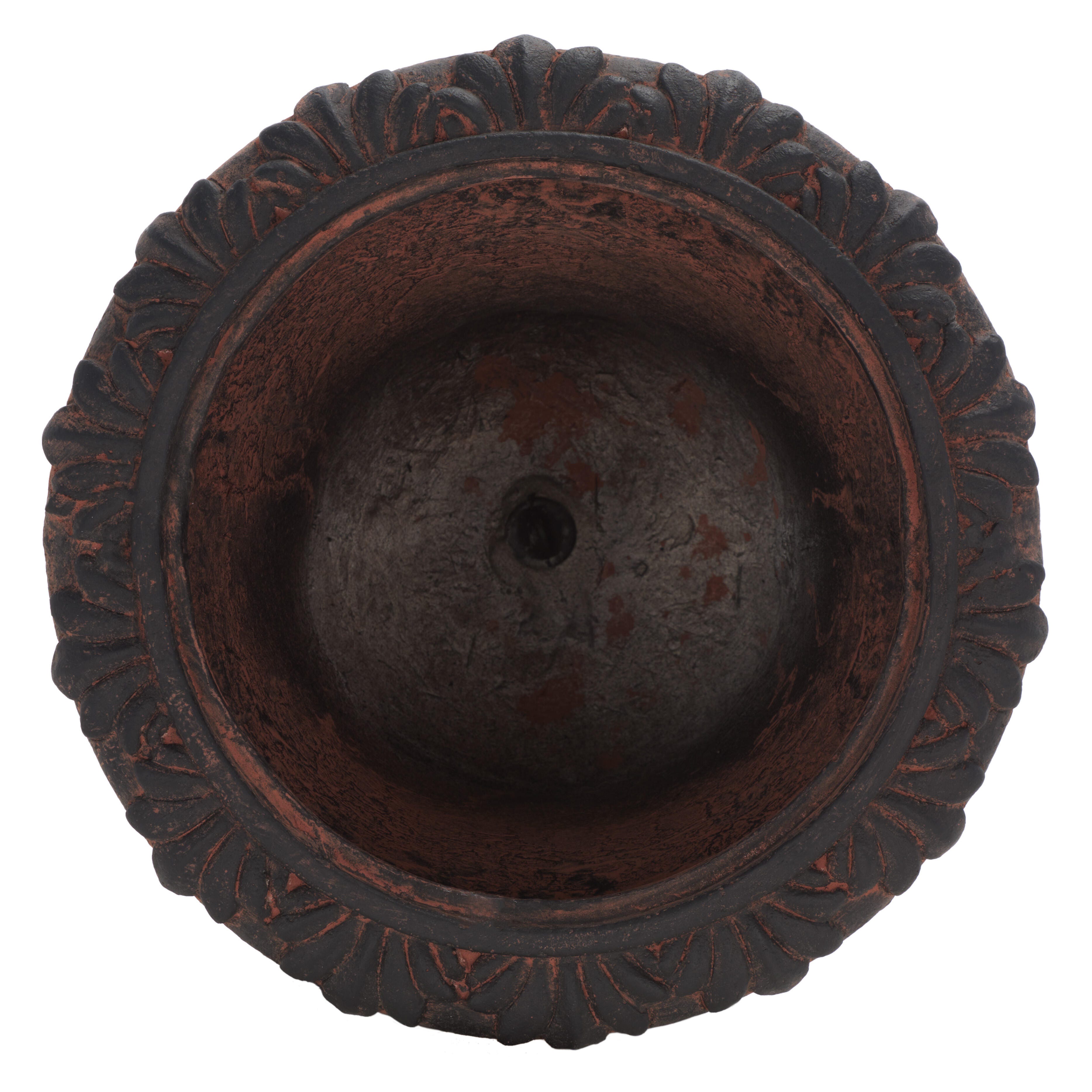 Safavieh Paul Outdoor Planter, Brown, large