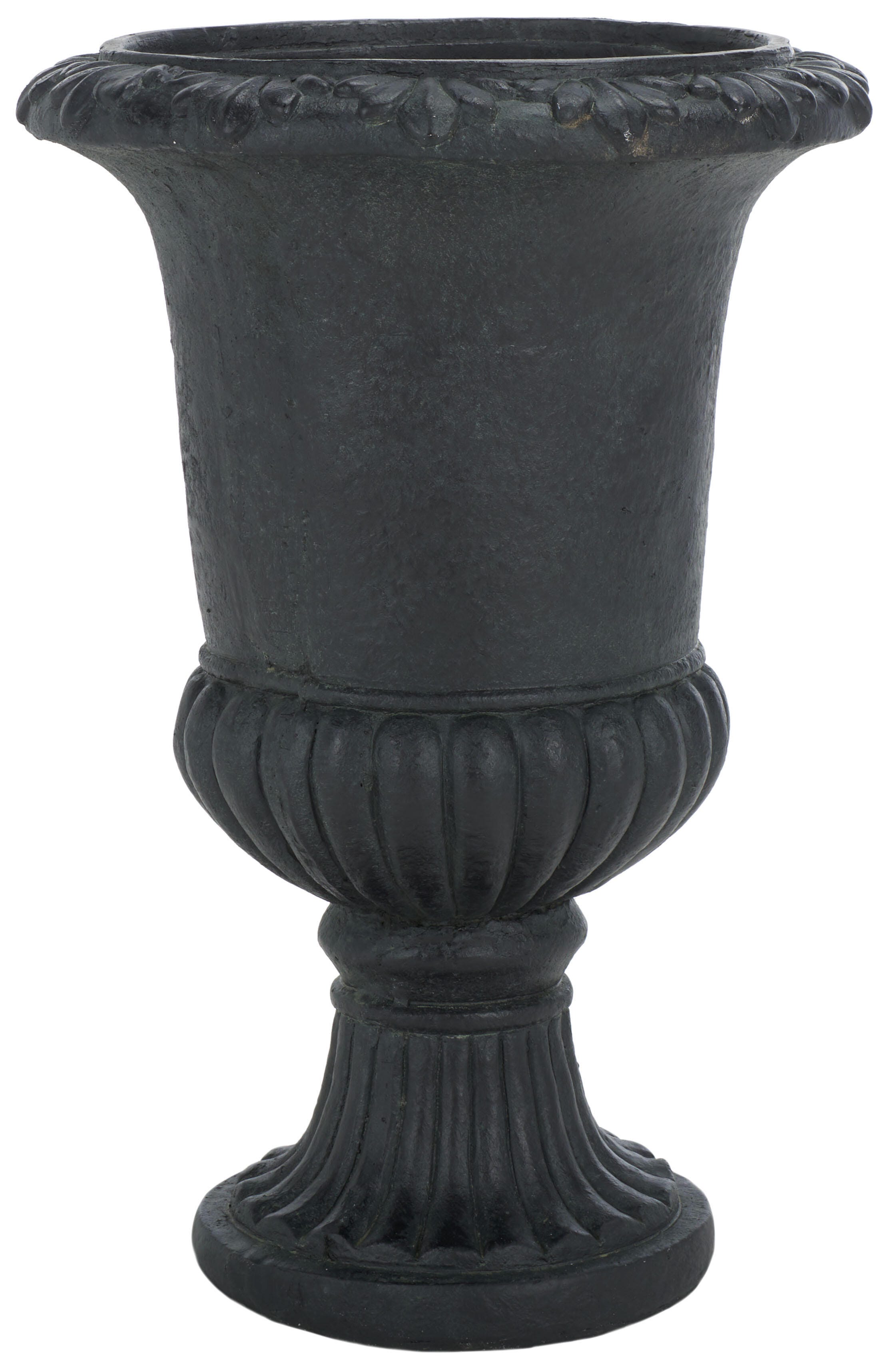 Safavieh Paul Outdoor Planter, Black, large
